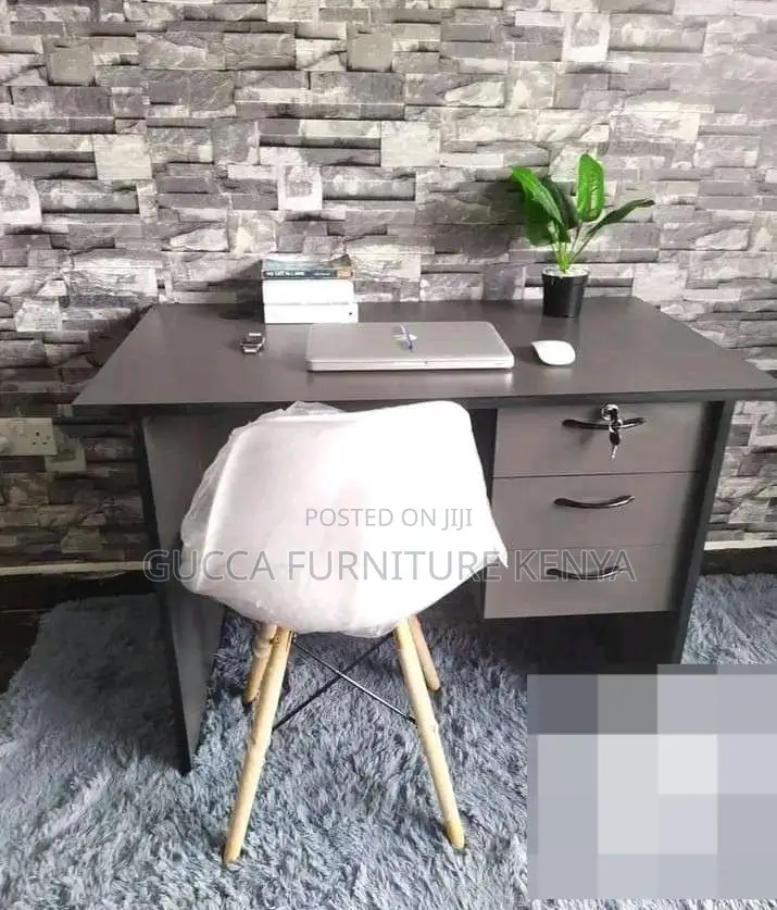 Office Furniture:120cm Desk Chair Wooden Study Combo