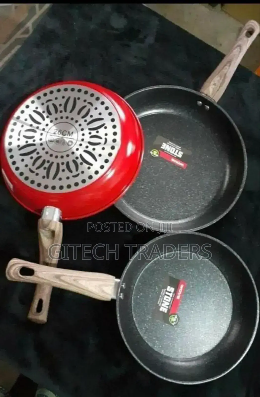 Granite 28cm Stone Pan
