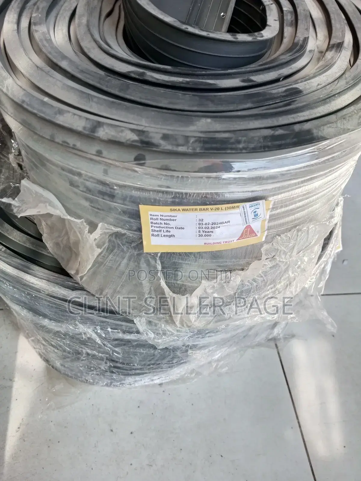 Water Bar/ Ultra Tite Seal Bar.