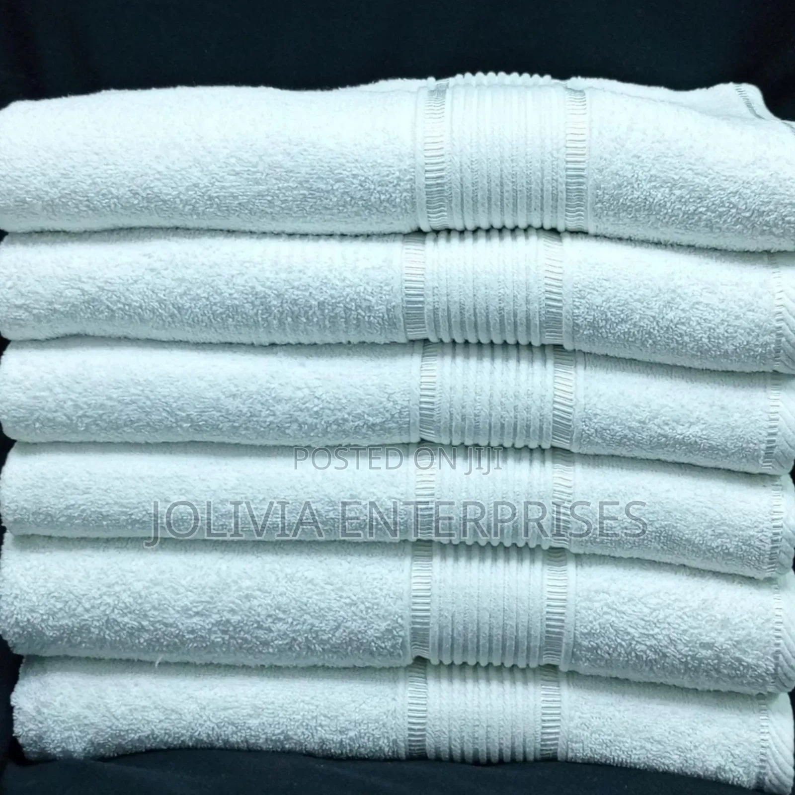 Large Size Hotel White Towels