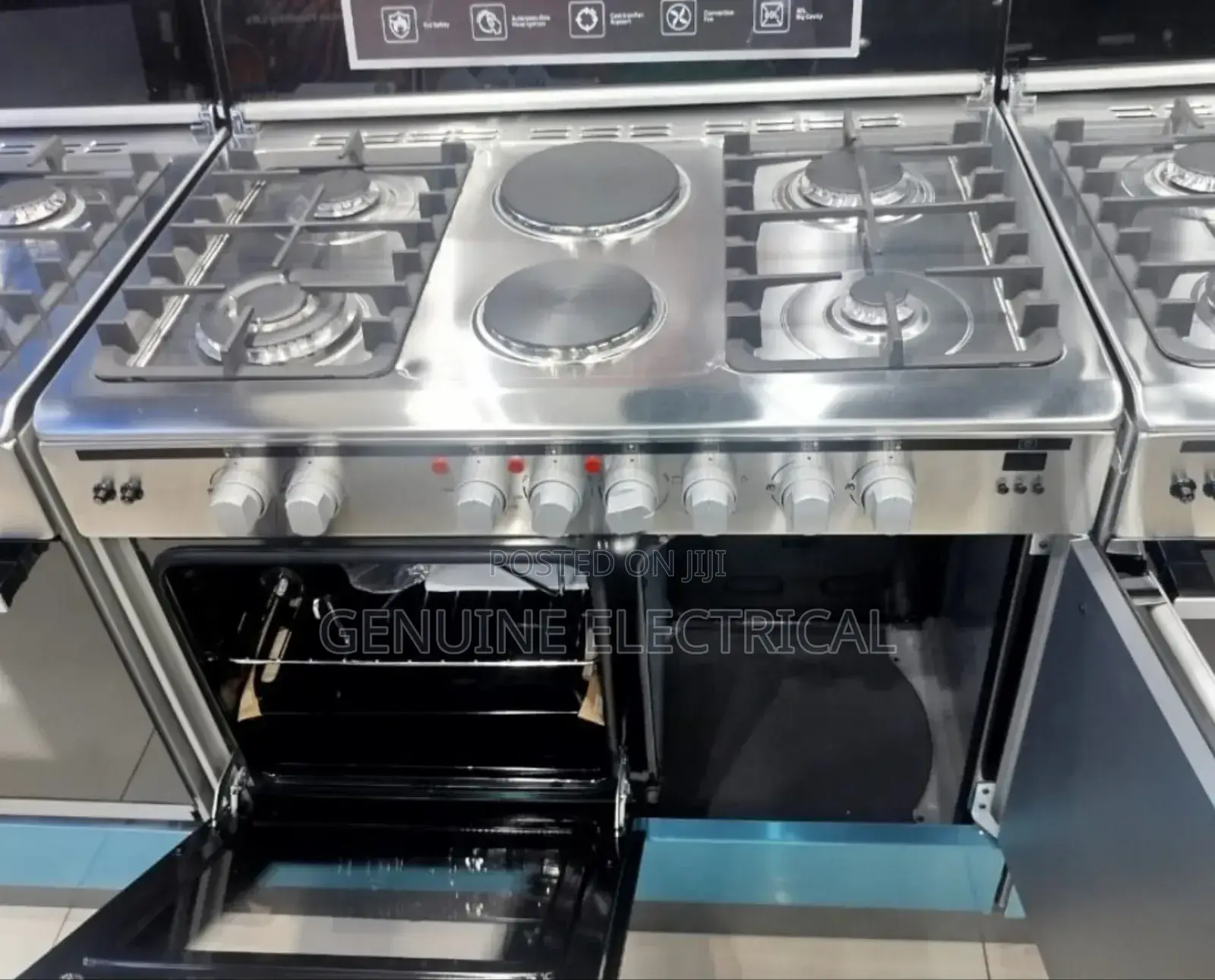 60 by 90 4+2 Haier Standing Cooker