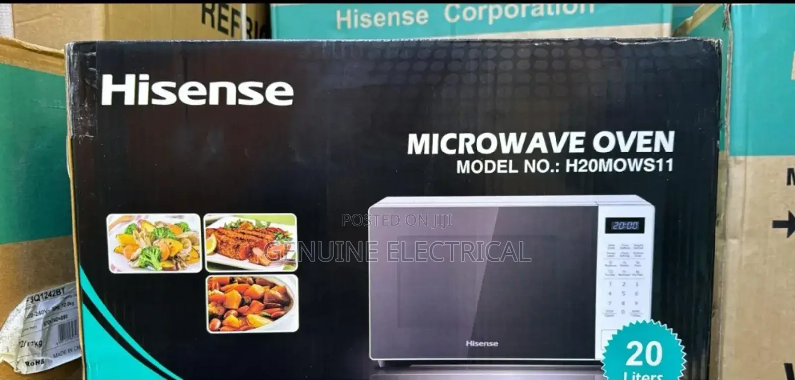 White 20 Litres Hisense Microwave