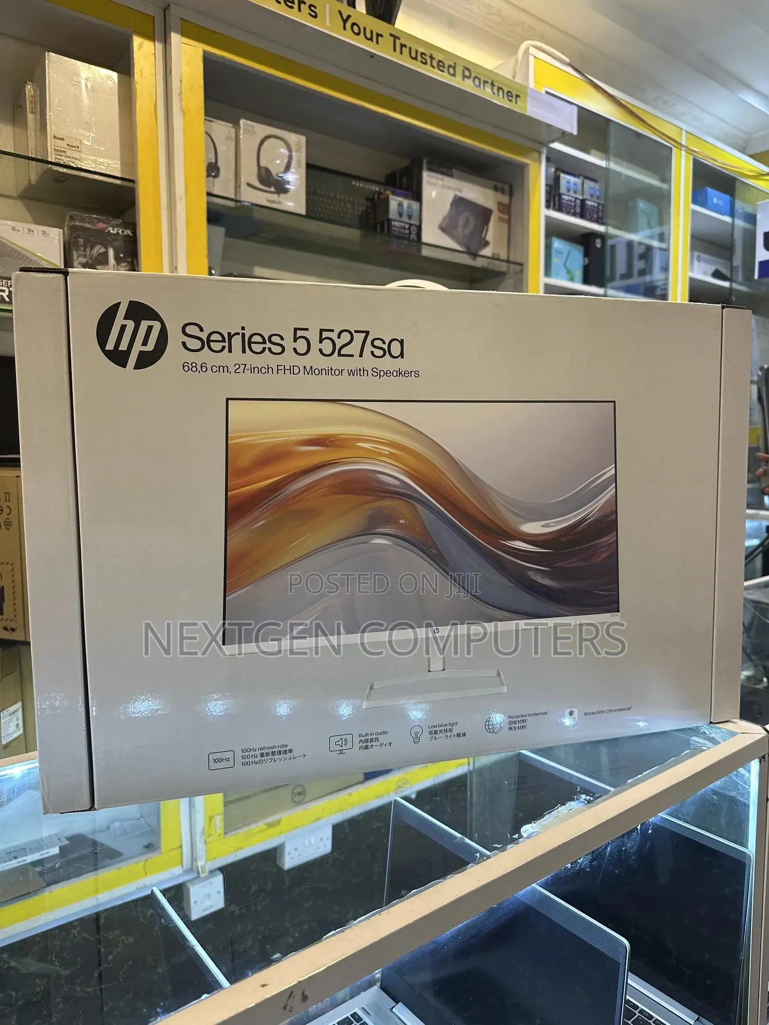 Hp Series 5 527sa 27” FHD Ips Frameless Monitor With Audio