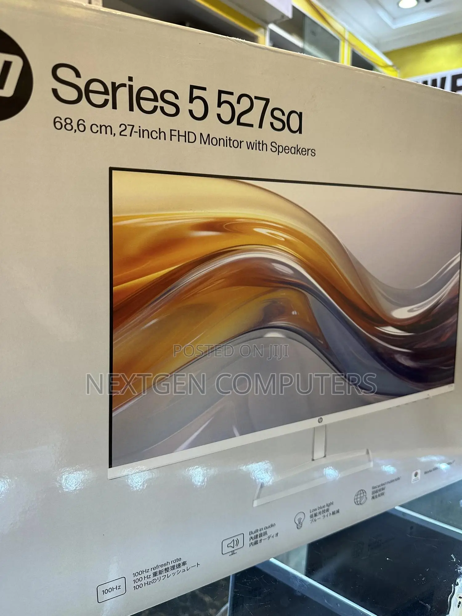 Hp Series 5 527sa 27” FHD Ips Frameless Monitor With Audio