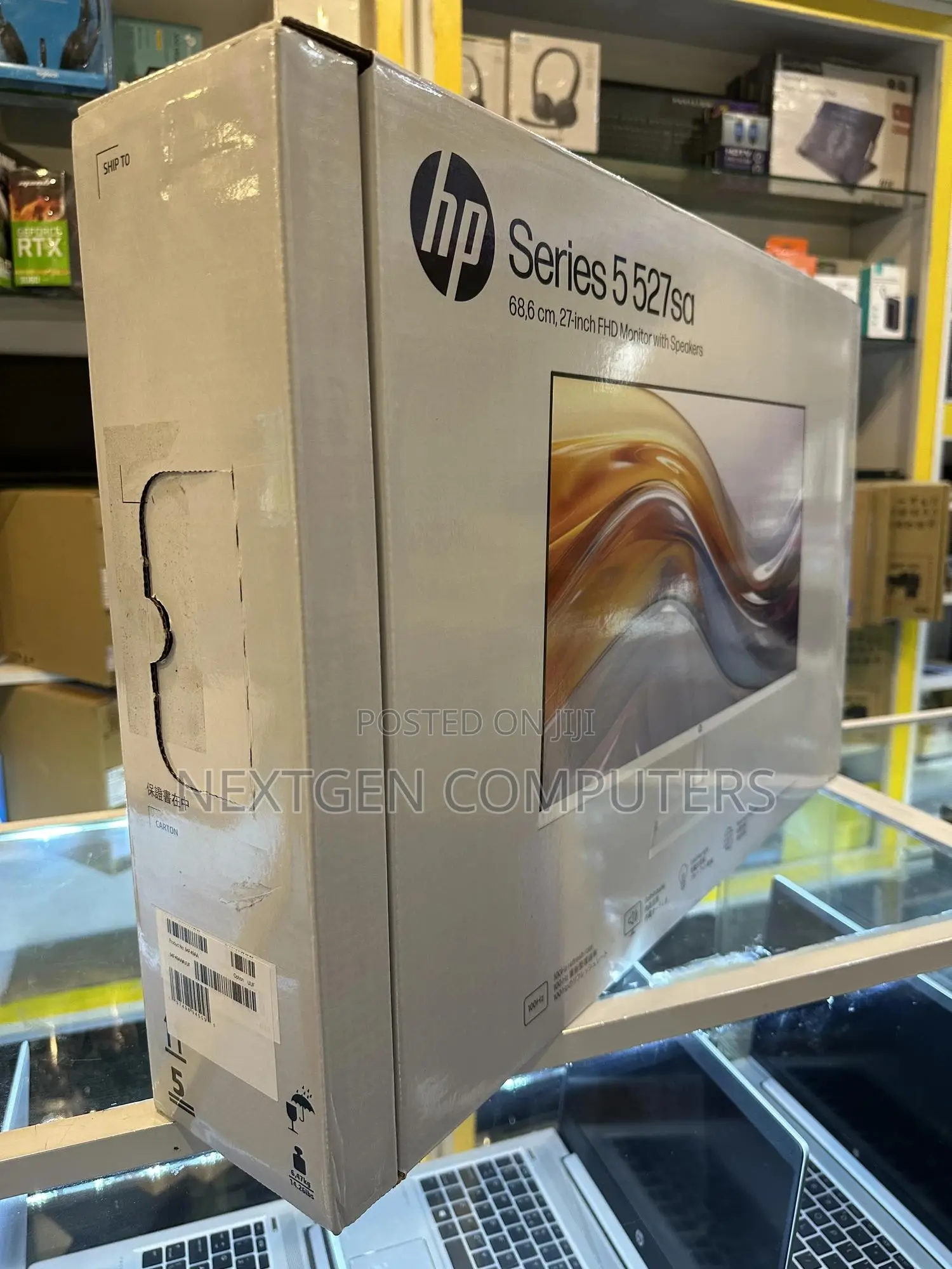 Hp Series 5 527sa 27” FHD Ips Frameless Monitor With Audio