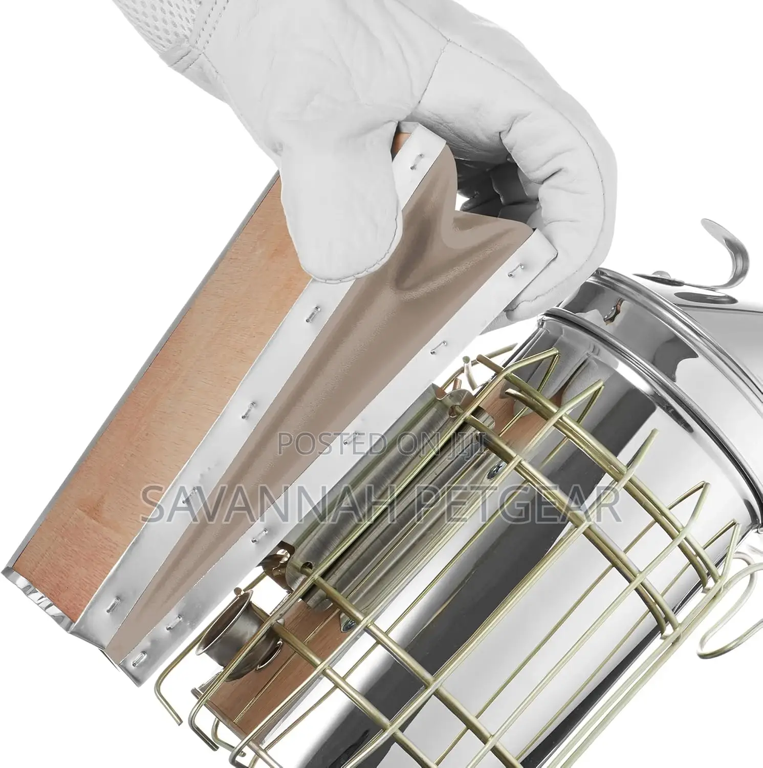 Honey Keeper Beehive Smoker Stainless Steel With Heat Shield