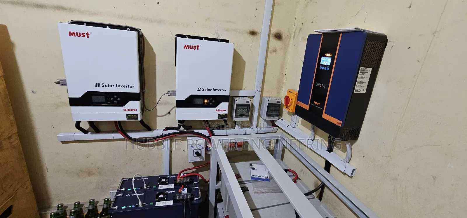 12kw Solar Panels, 19.5kwh Battery Storage, 13kw Inverters
