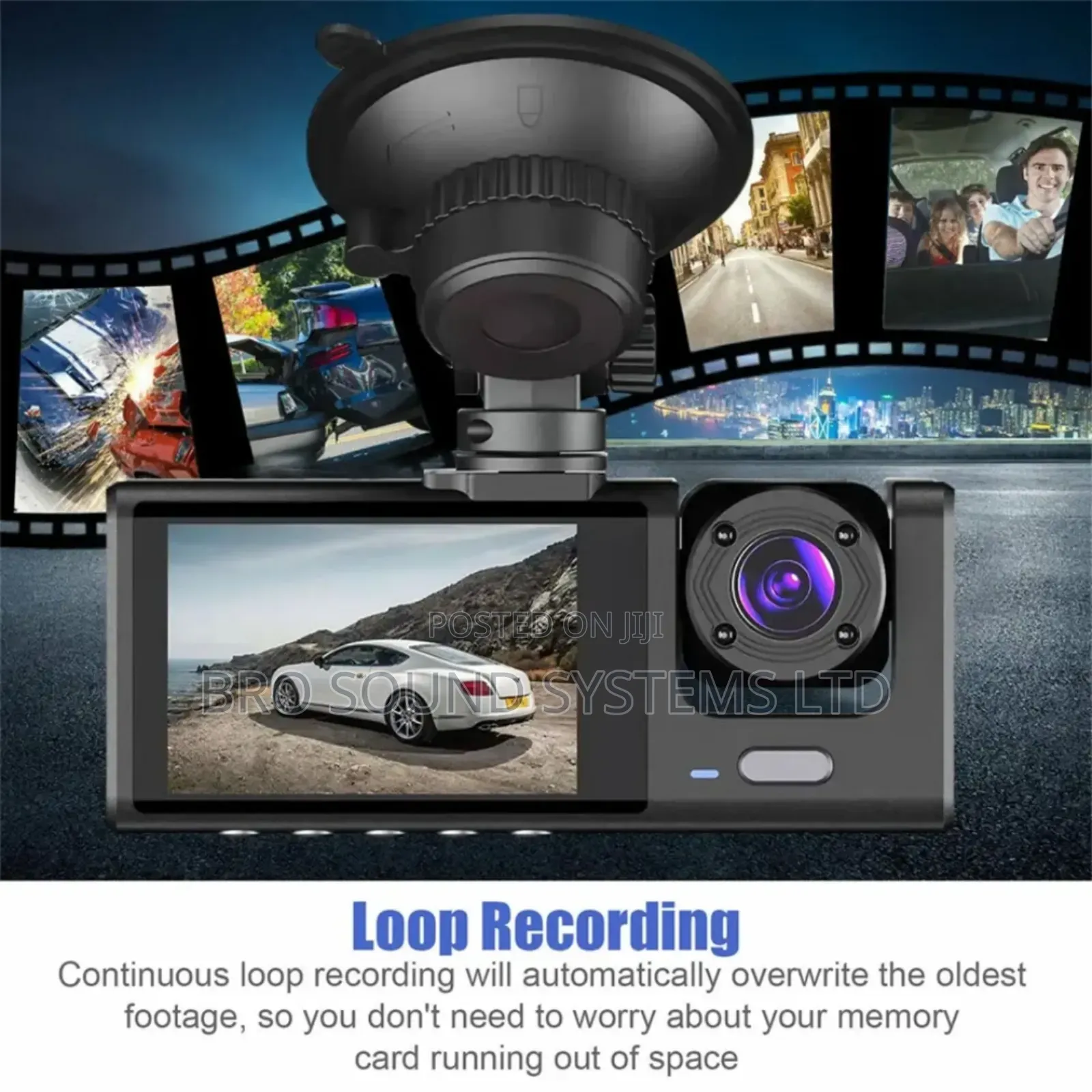 3 Lence Wifi App Uhd Car Dashcam