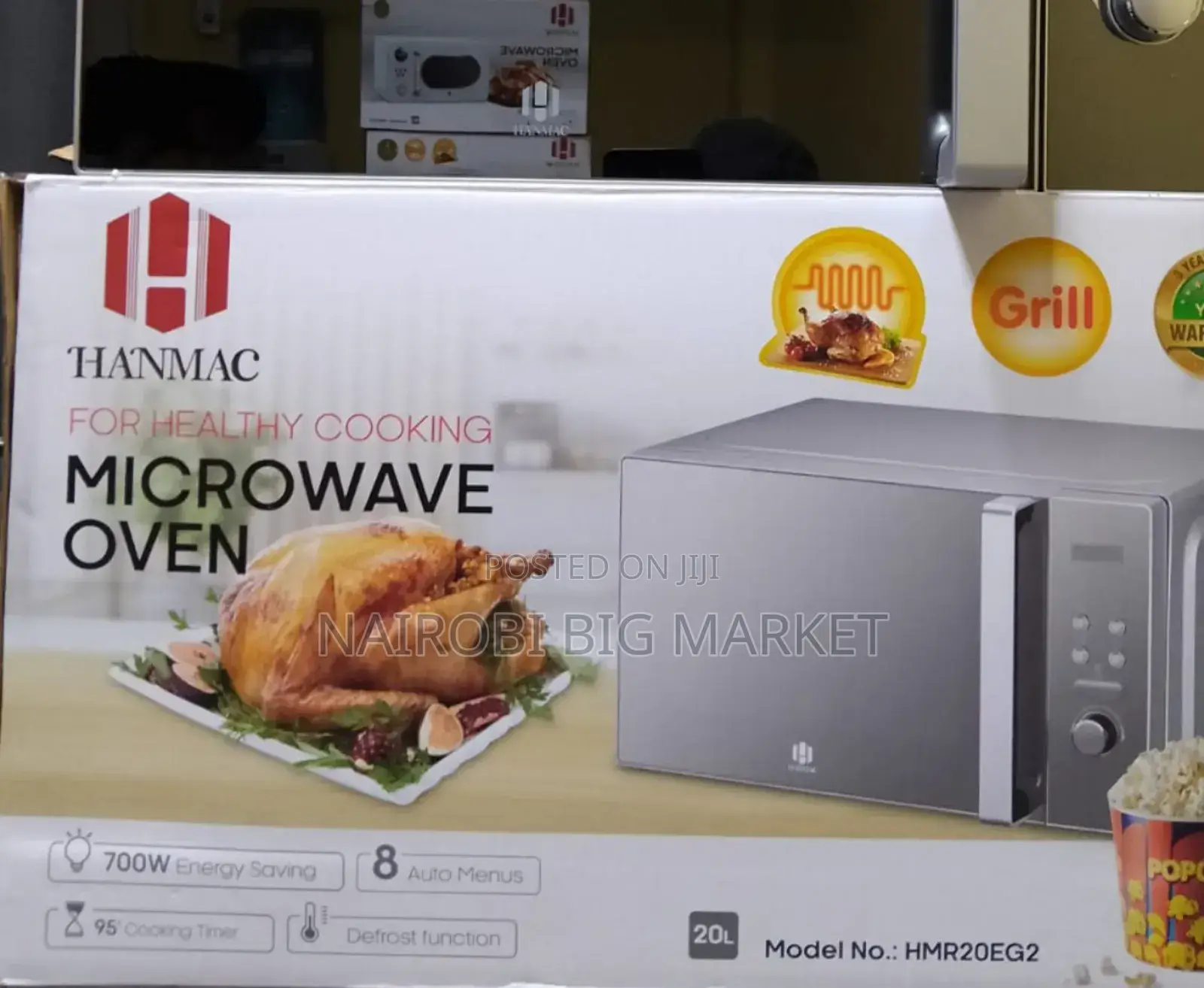 Hanmac 20L Digital Plus Grill Microwave Ovenhm9
