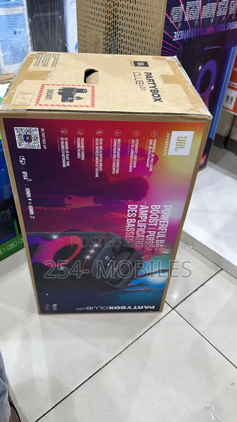 JBL Partybox Club 120 Portable Party Speaker