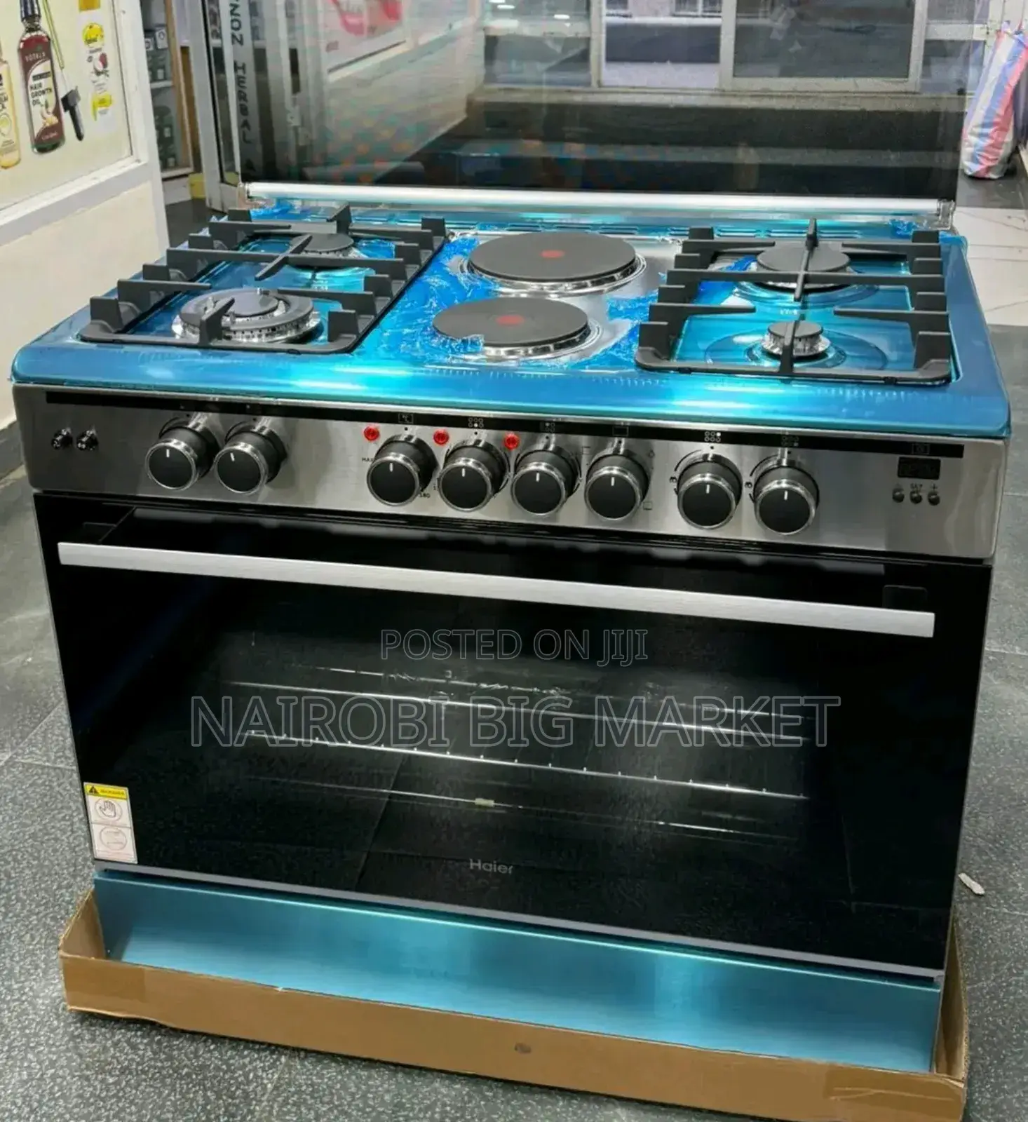 Haier 4gas+2E 60*90 Oven Cooker With Gas Compartment