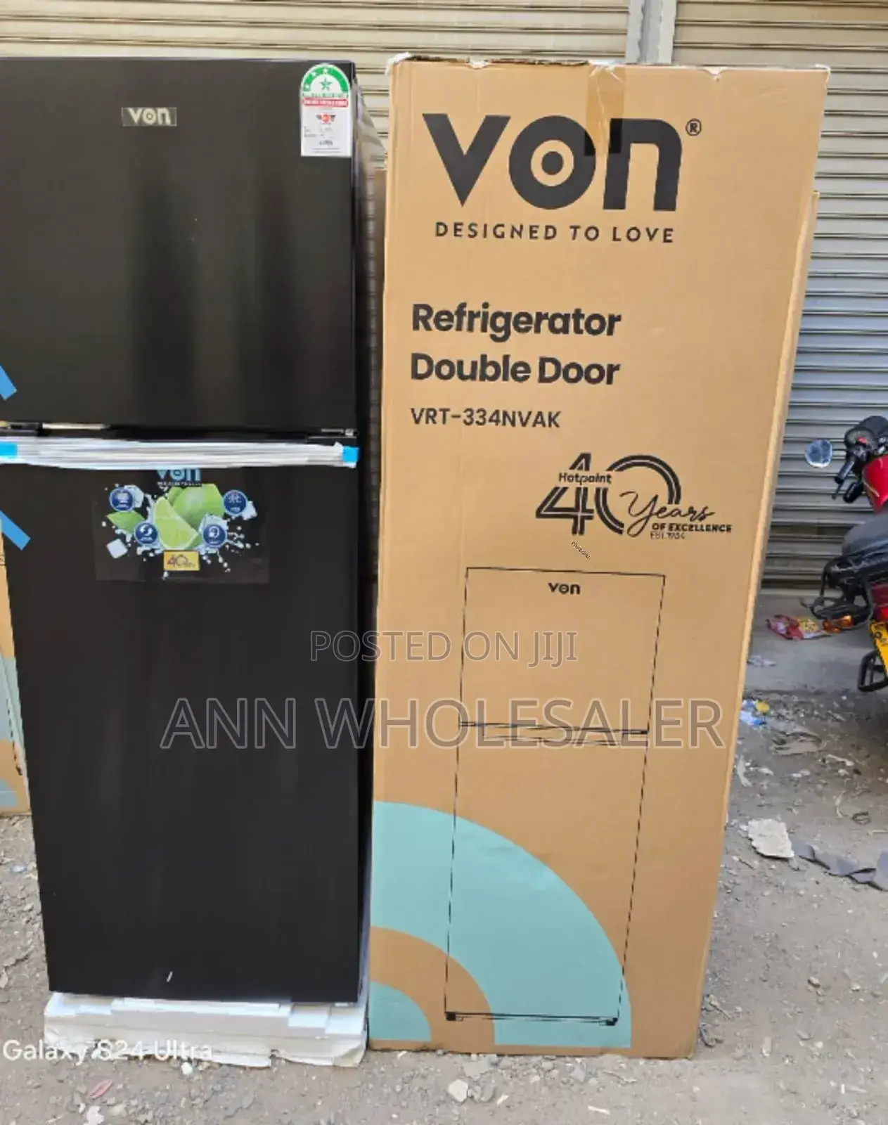 Von 334 Ltrsnofrost Double Door Refrigerator VN334