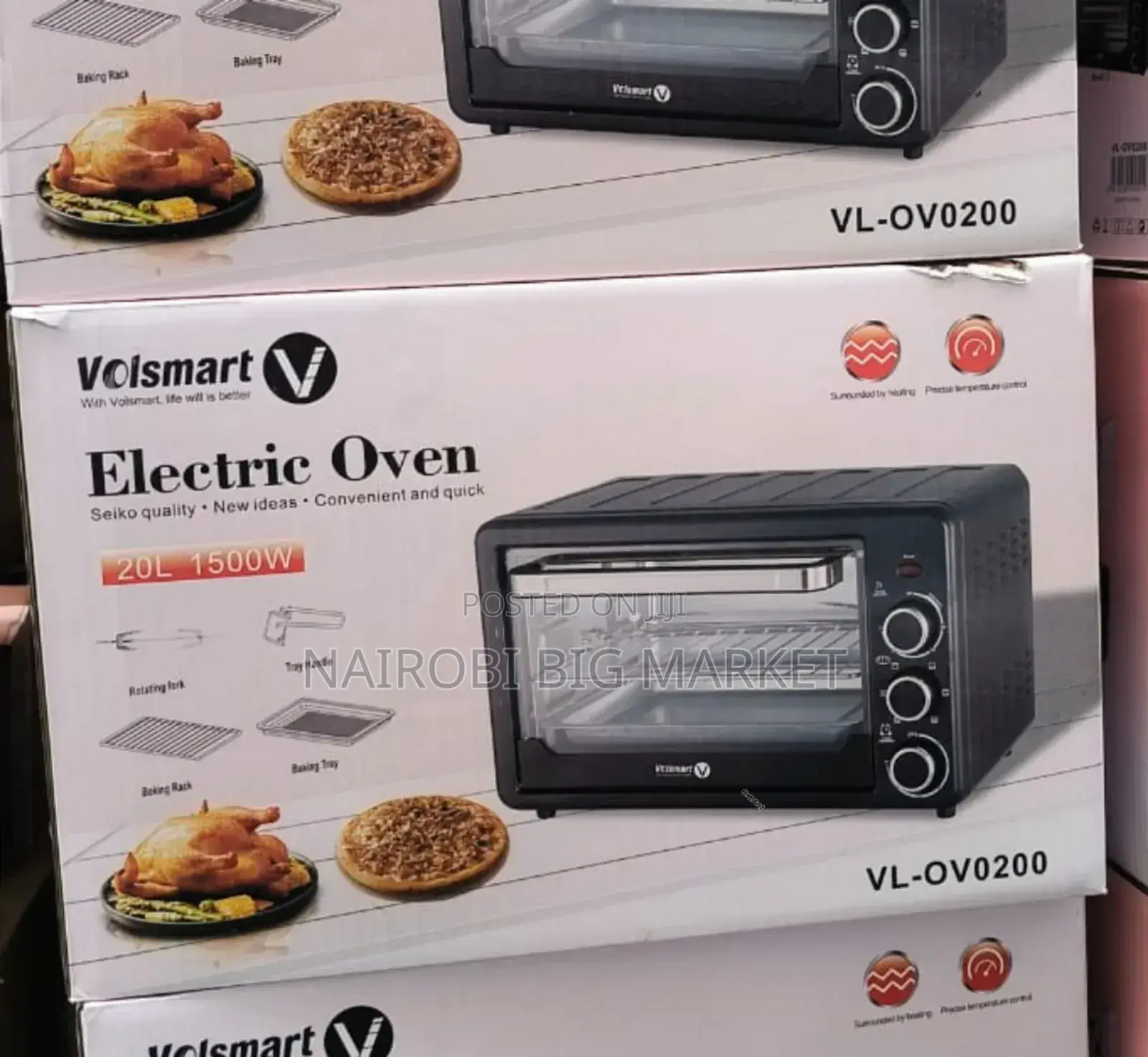 Black 20 Litres Volsmart Electric VL20