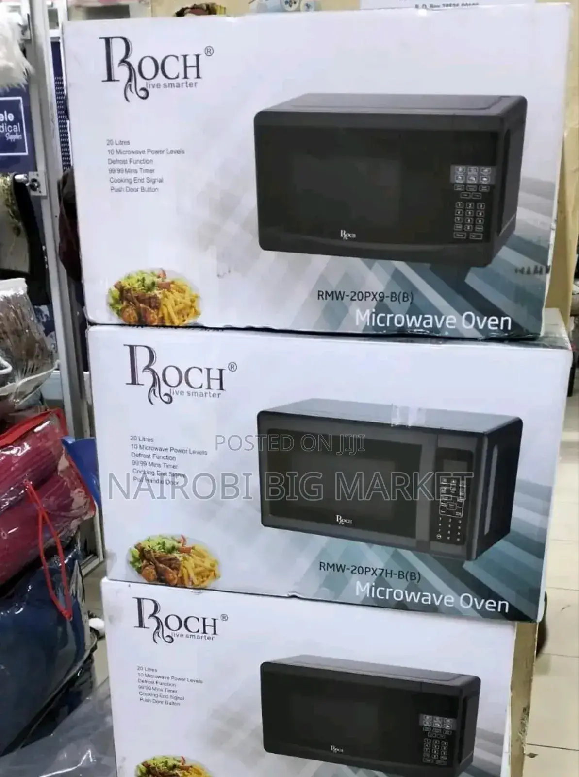 Roch 20l RMW-20PX9-B(B) Digital Microwave Oven
