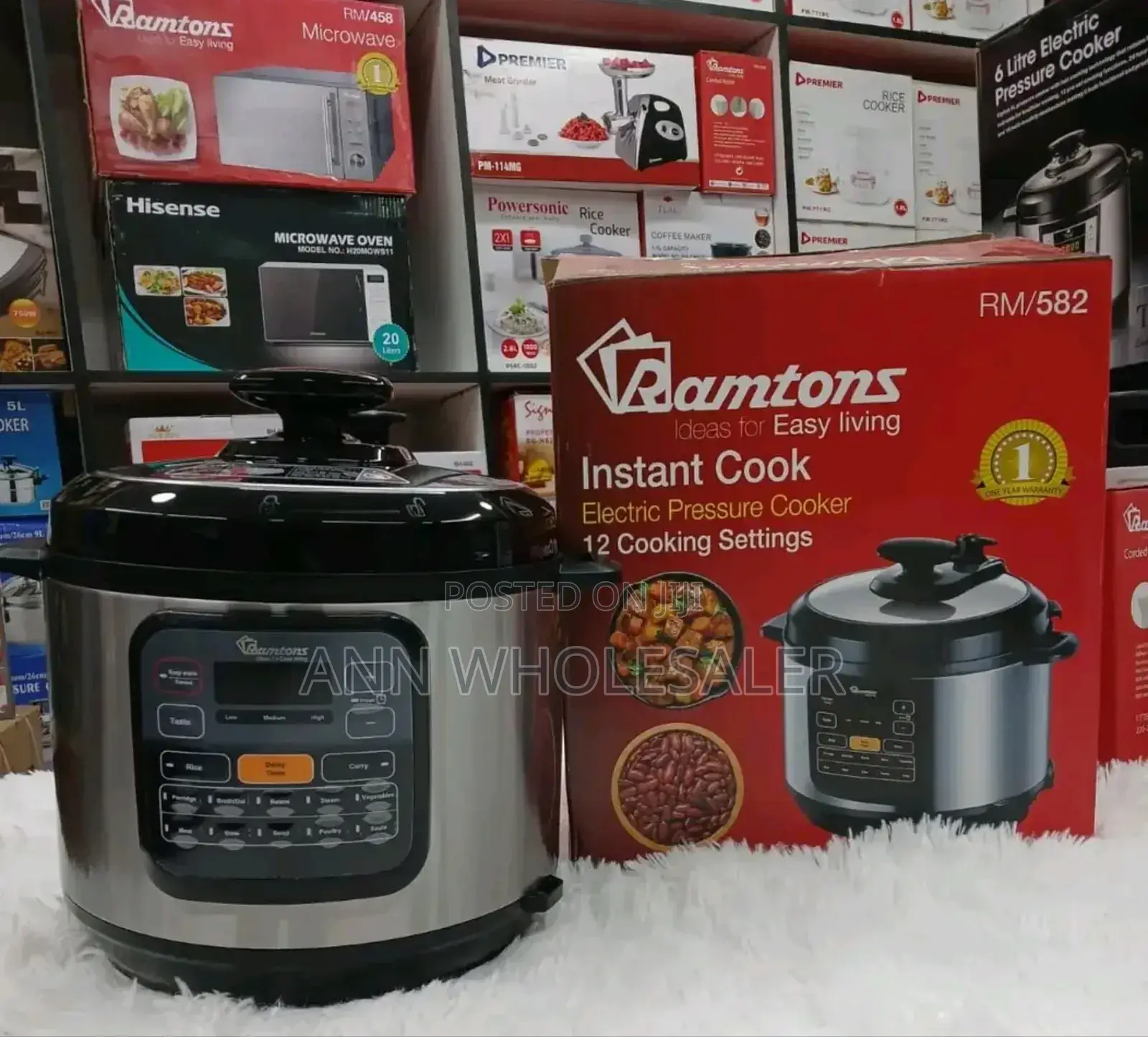 Ramton Electric Pressure Cooker- Rm/582
