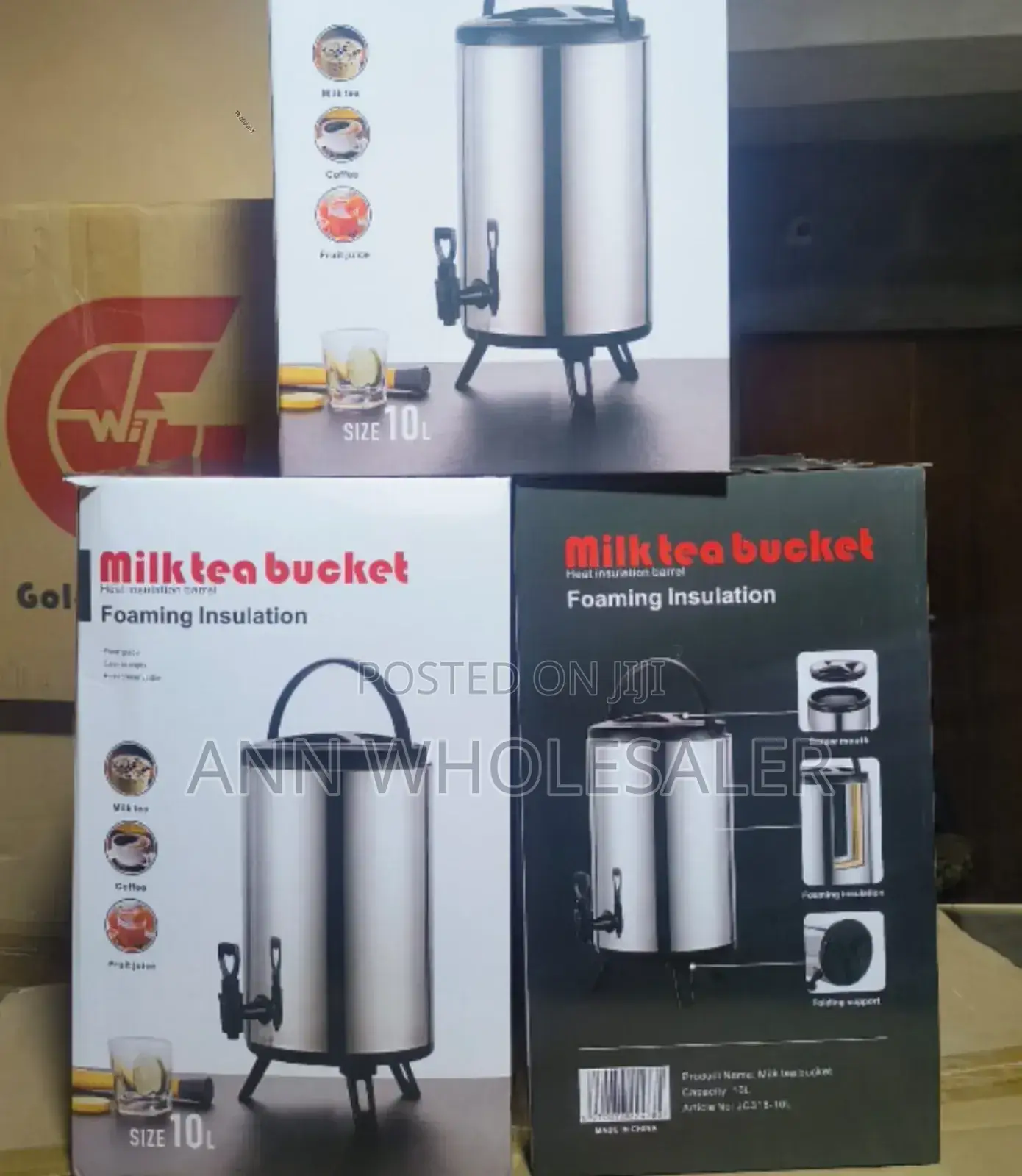 10 Litres Coffee/Tea Bucket Heat Insulation Barrel B/6