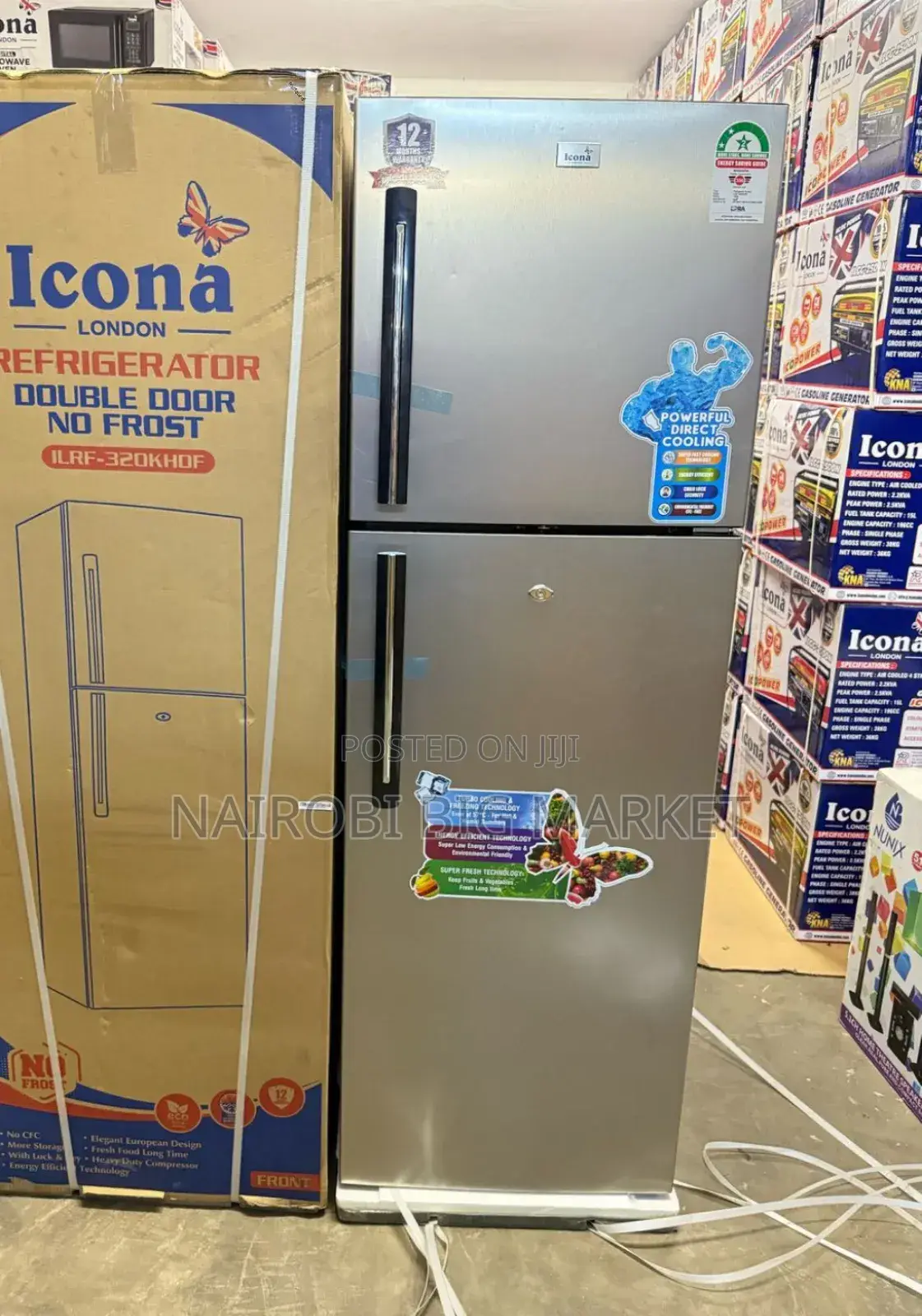 Icona 275 Litres Double Door Refrigerator IC275L