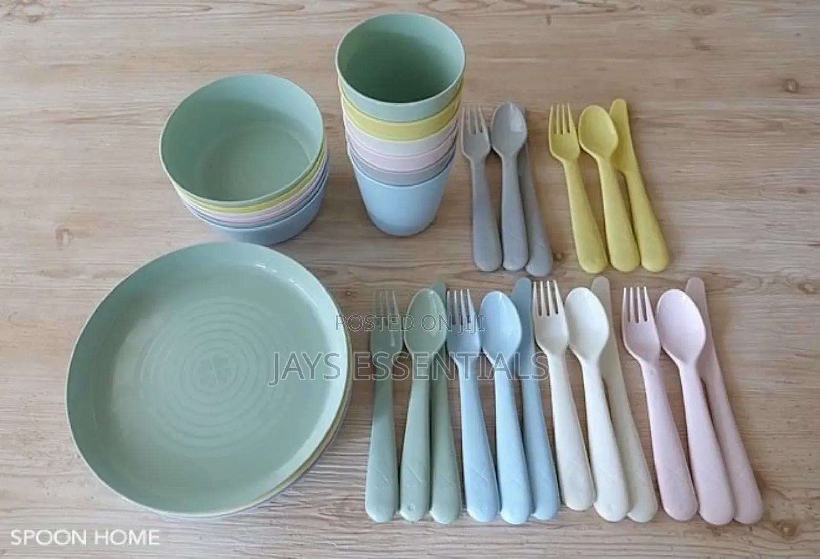18pc IKEA Kids Cutlery Set : Spoons , Forks , Knives Set
