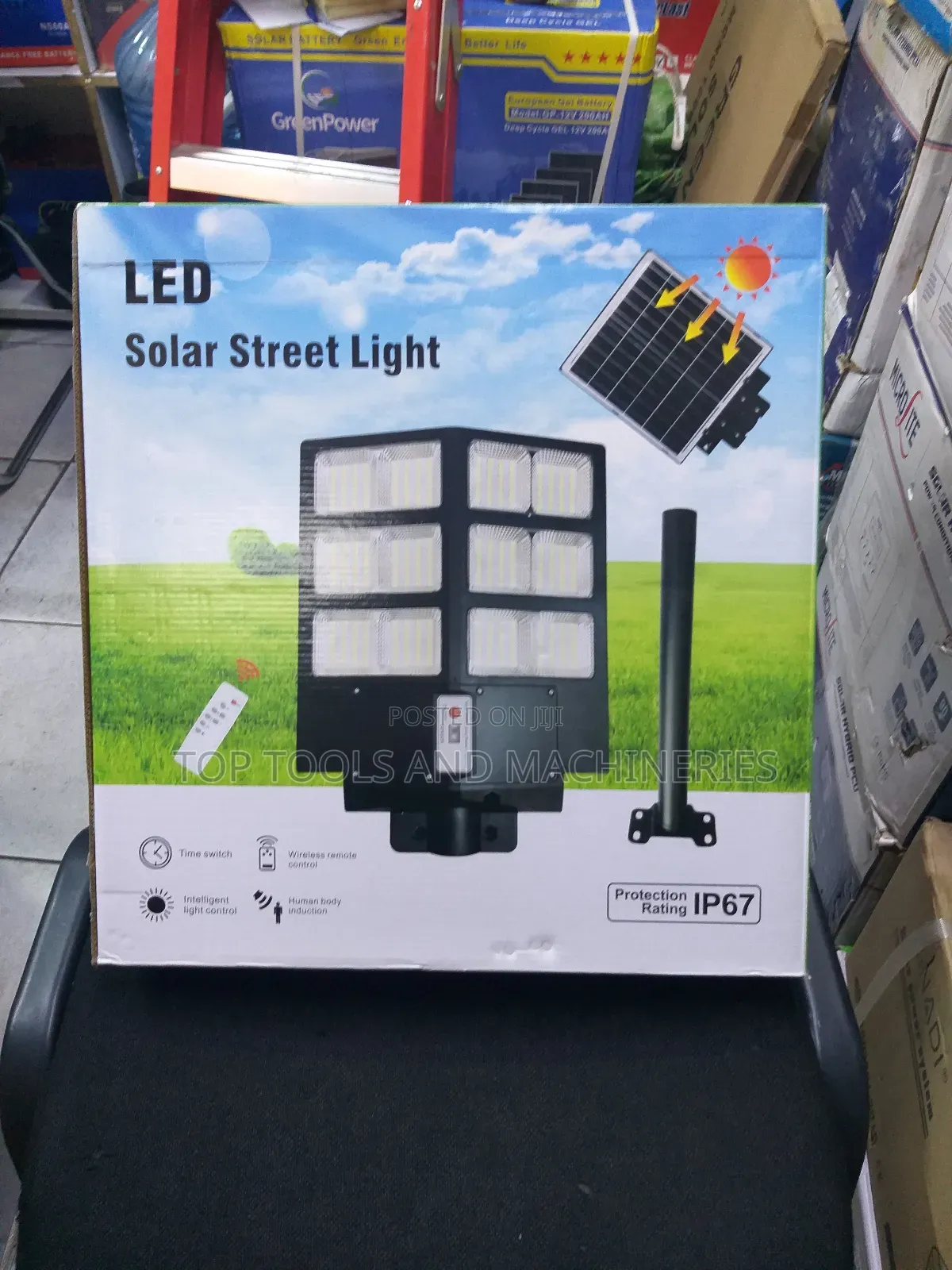LED Solar Street Light 1000 Watts Ip67 Protection Rating
