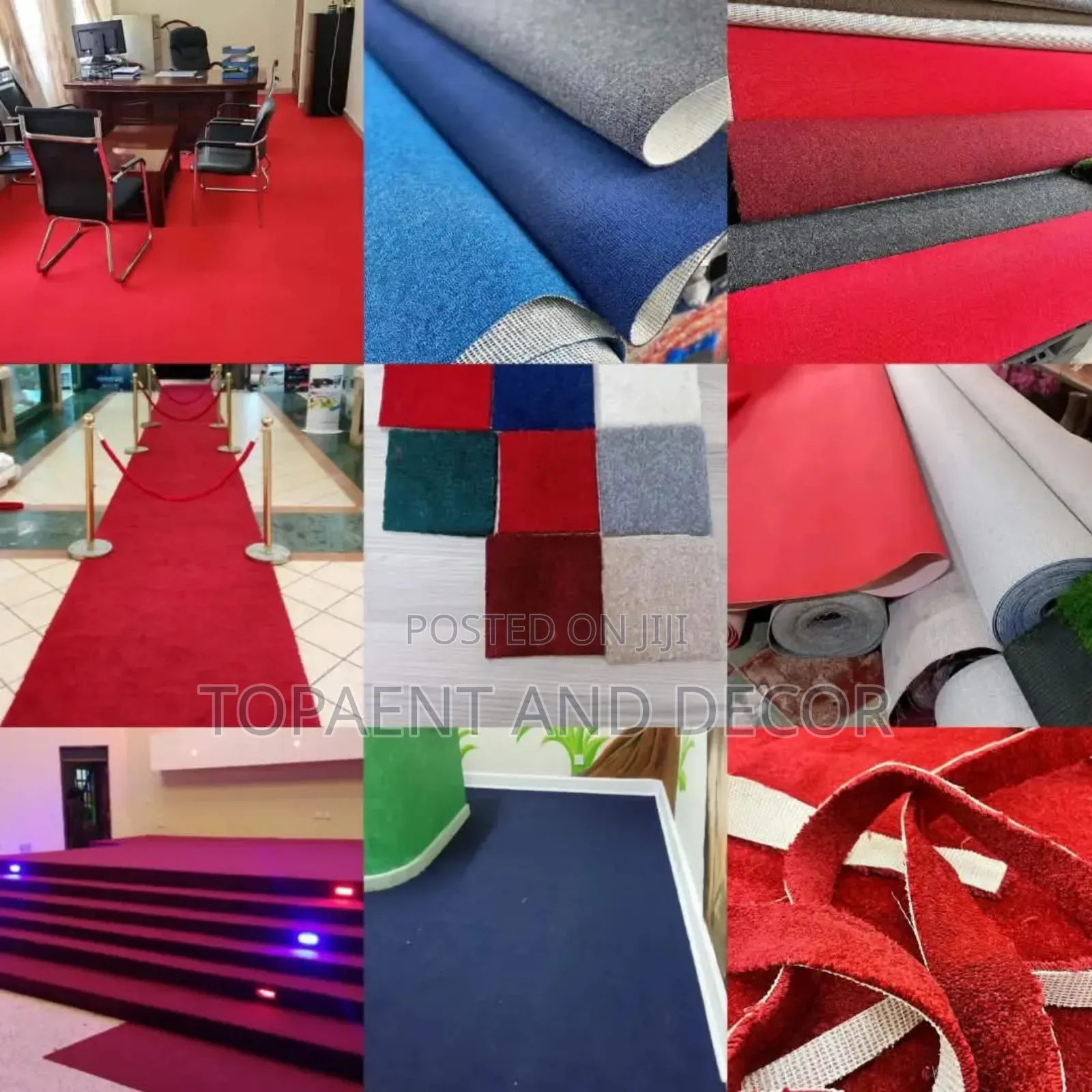 Washable Home and Office Flooring Carpets Wall to Wall Rugs