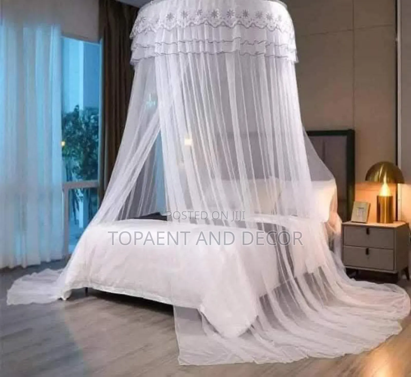 Ceiling Hook Queen Size Bed Round Mosquito Nets MESH Nets