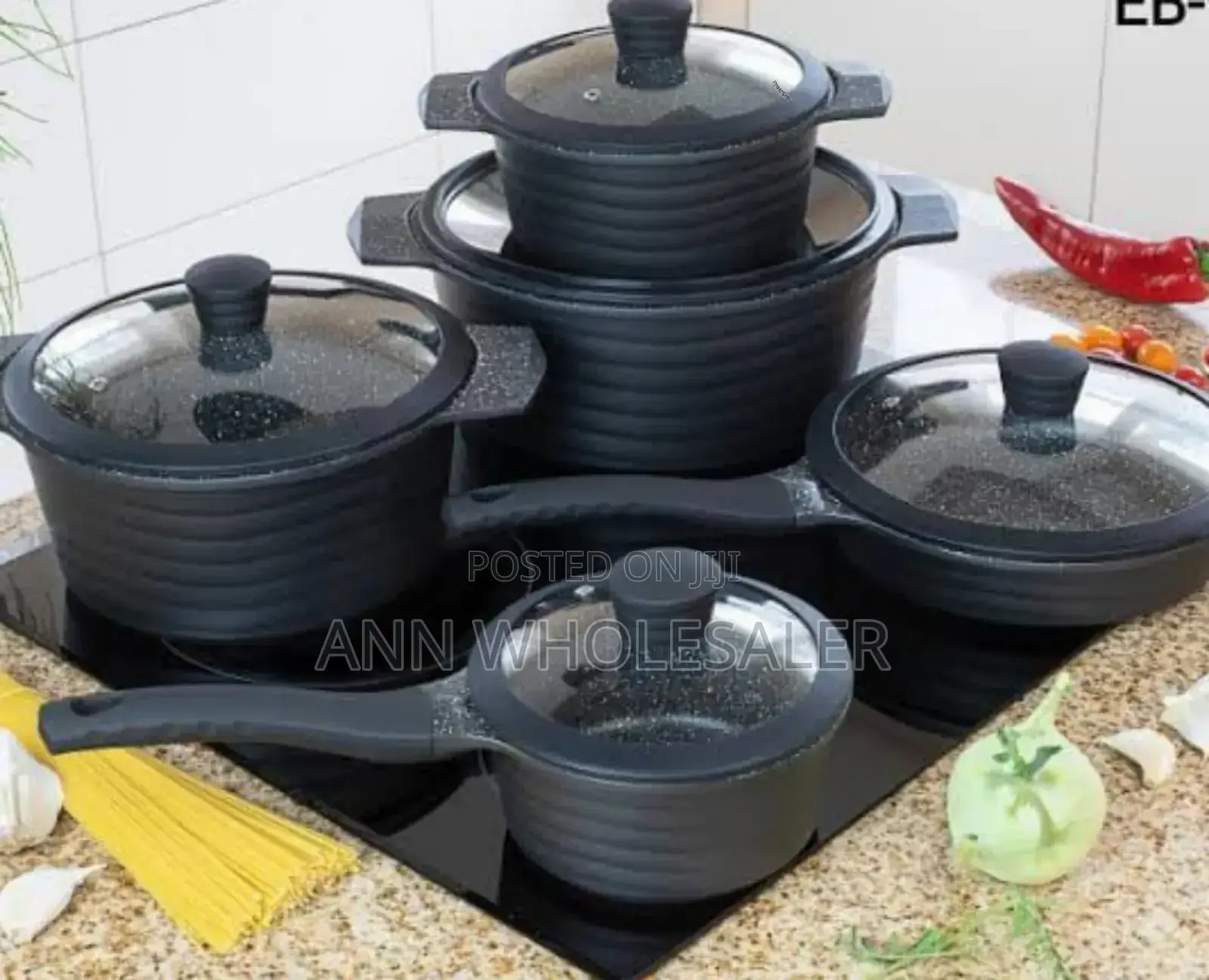 10pcs Edenburg Nonstick Cookware Set B10