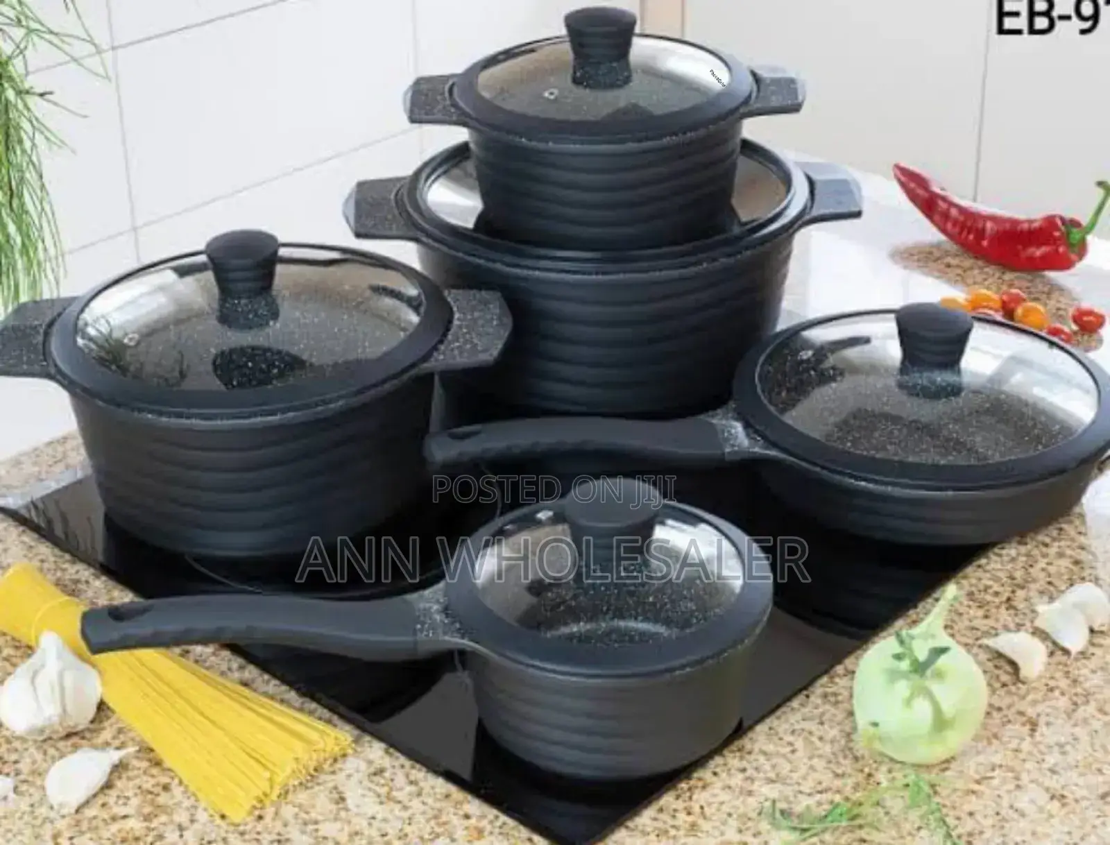 10 Pieces Edenburg Cookware Set B10