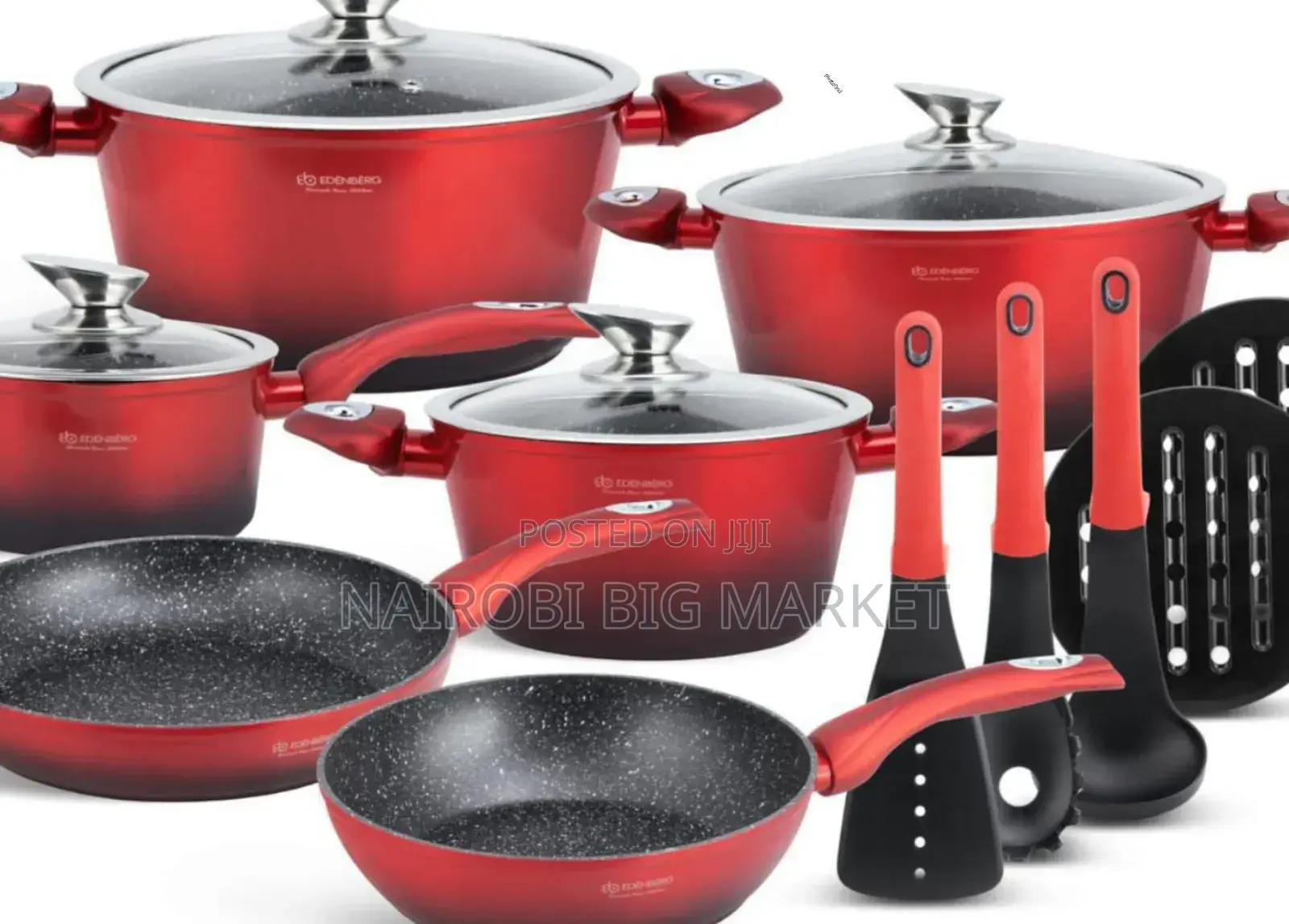 15 Pieces Edenburg Nonstick Cookware Set R15
