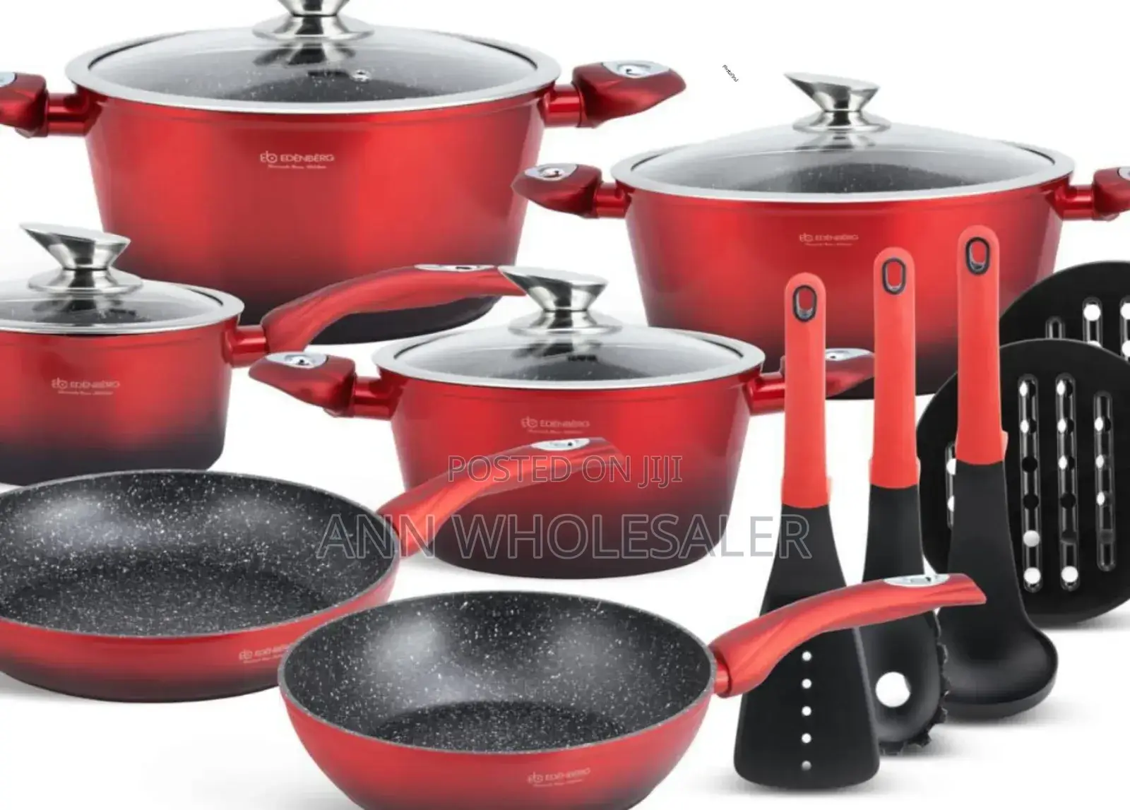15 Pieces Edenburg Nonstick Cookware Set R15