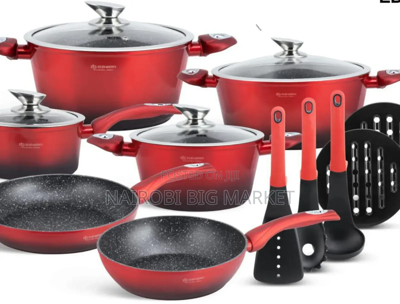 15 Pieces Edenburg Nonstick Cookware R15