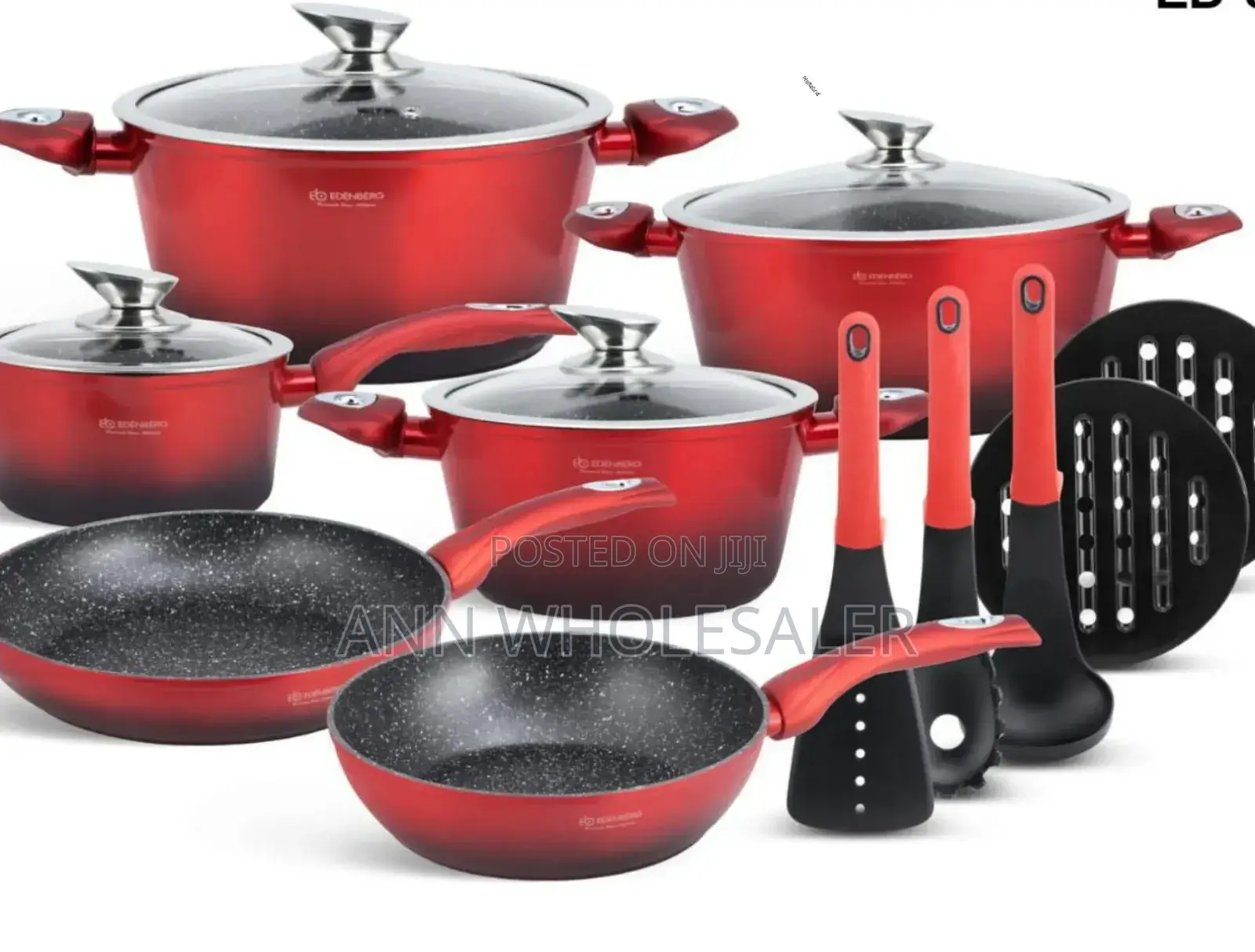 15 PCS Edenburg Nonstick Cookware Set R15