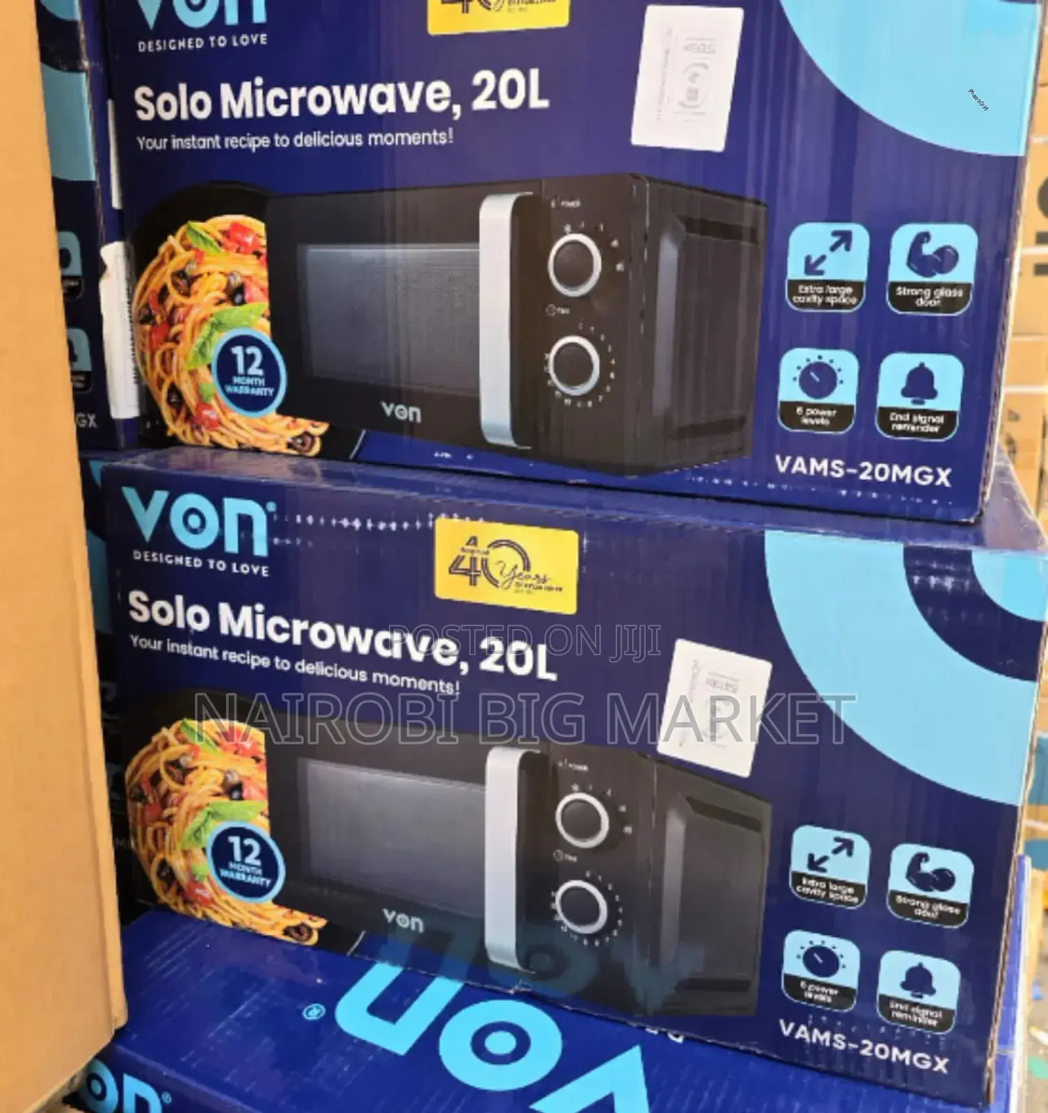 Von Manual Microwave Oven v/N20l