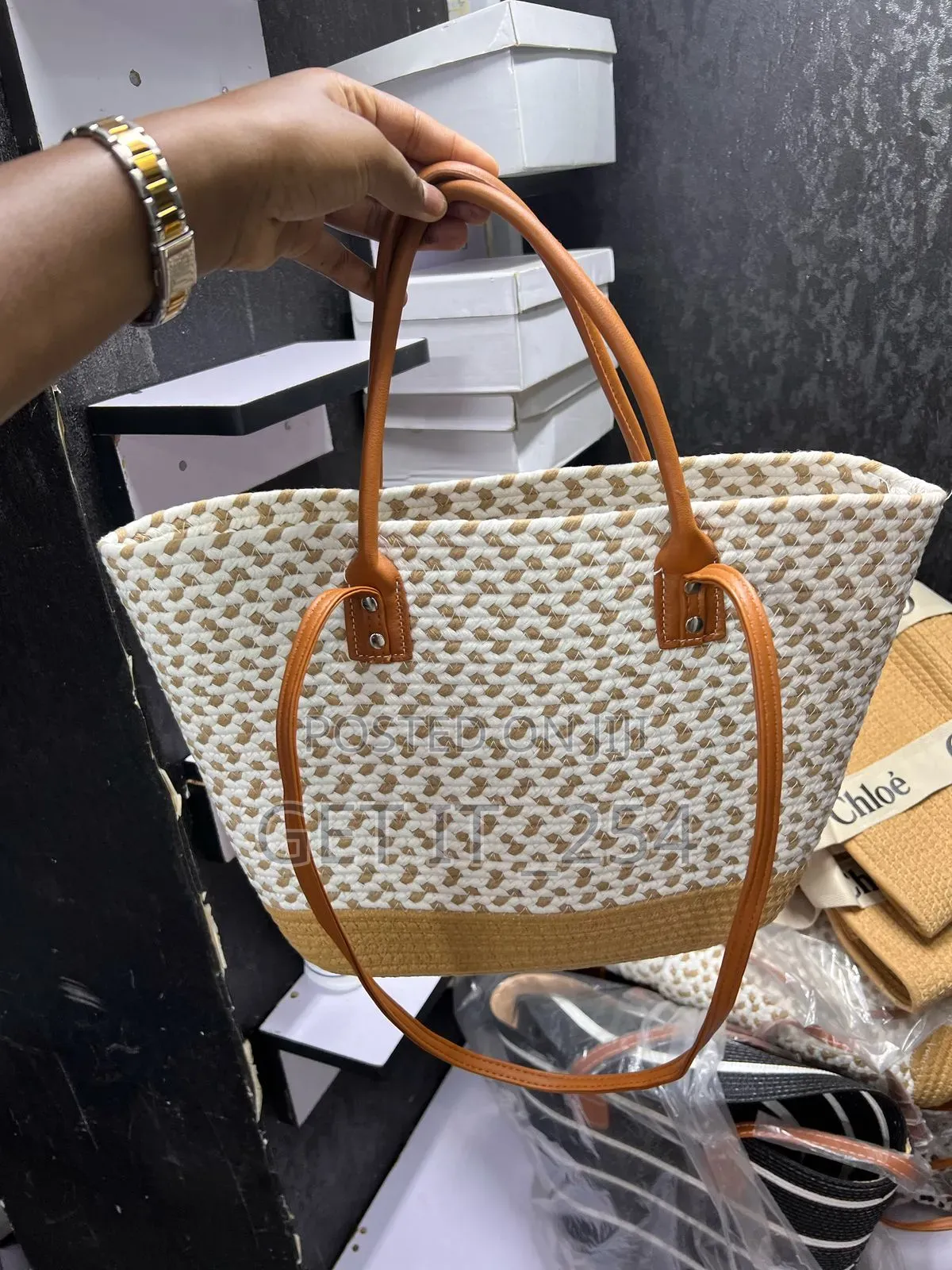 Classy Woven Kiondo. Its Big Fits a Laptop