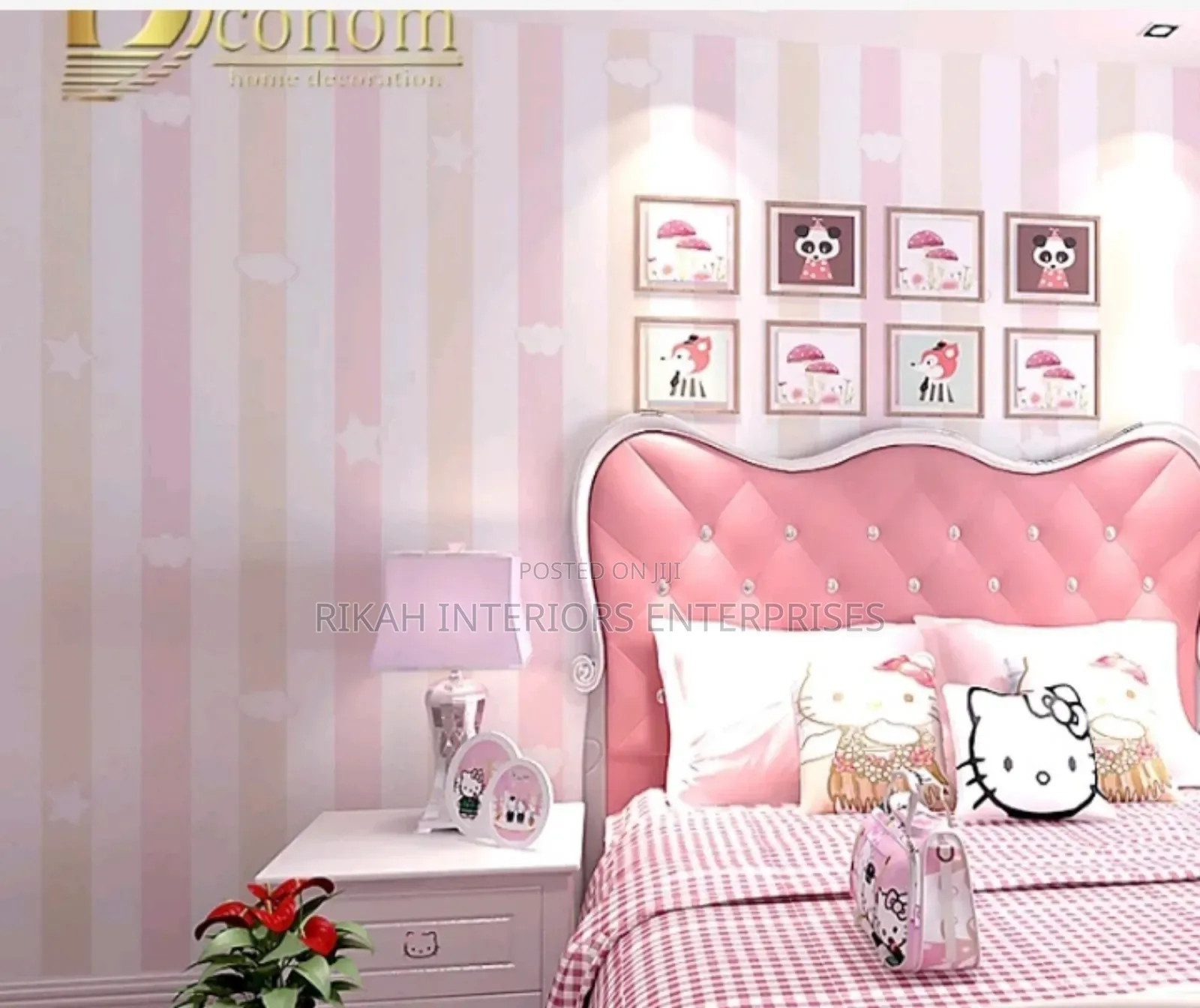 Pink Wallpaper for Kids Rooms