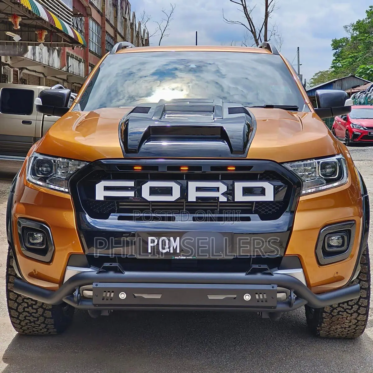 For Ford Ranger 2015-2022 Bonnet Scoop Hood Vent Cover