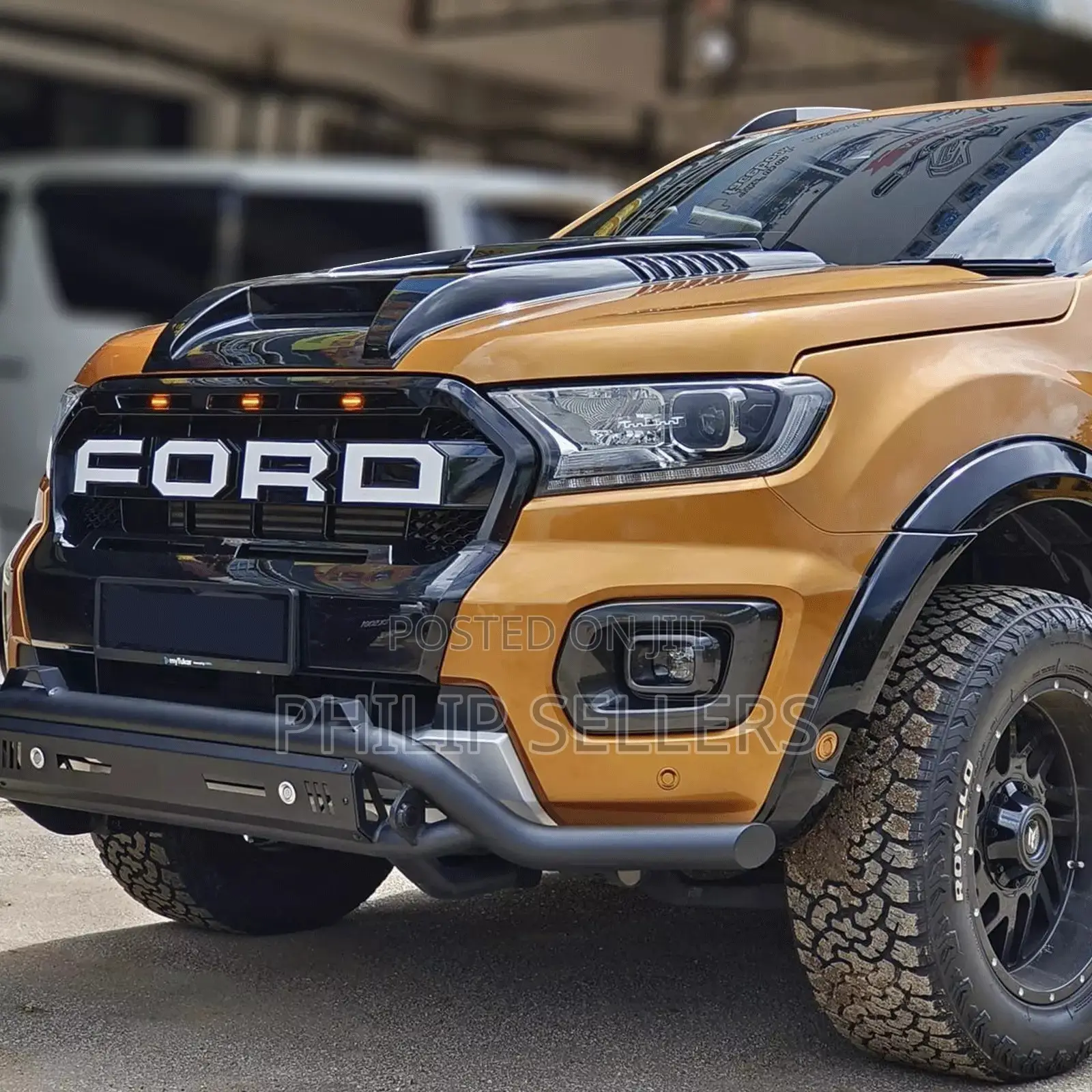 For Ford Ranger 2015-2022 Bonnet Scoop Hood Vent Cover