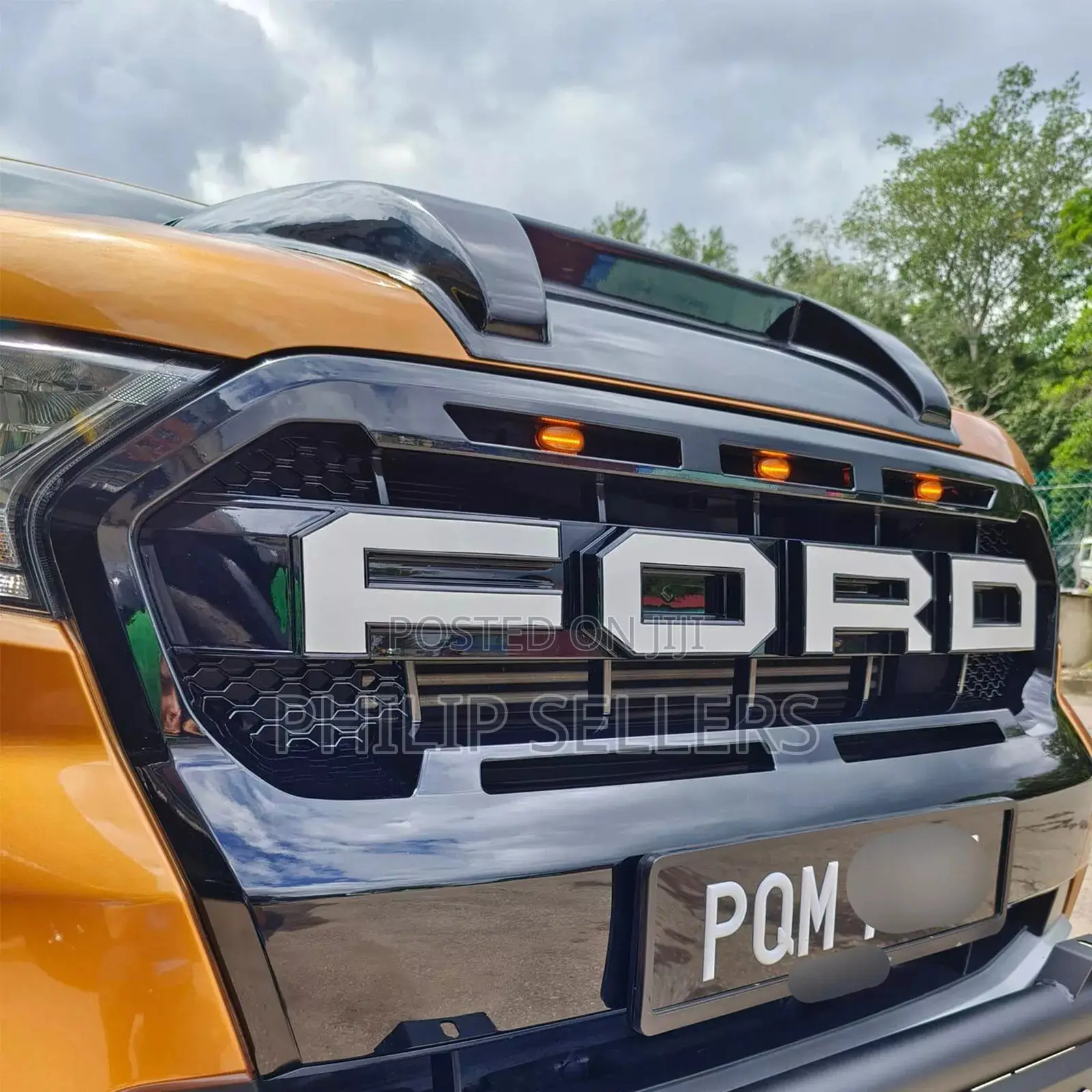 For Ford Ranger 2015-2022 Bonnet Scoop Hood Vent Cover