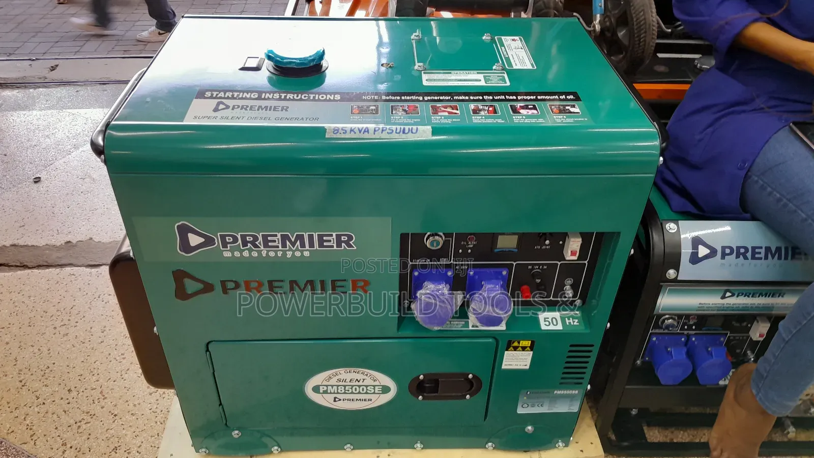 Premier 9.2KVA Silent Diesel Generator With ATS