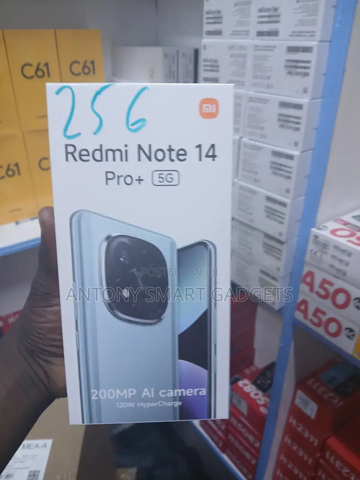 New Xiaomi Redmi Note 14 Pro+ 5G 256 GB Black