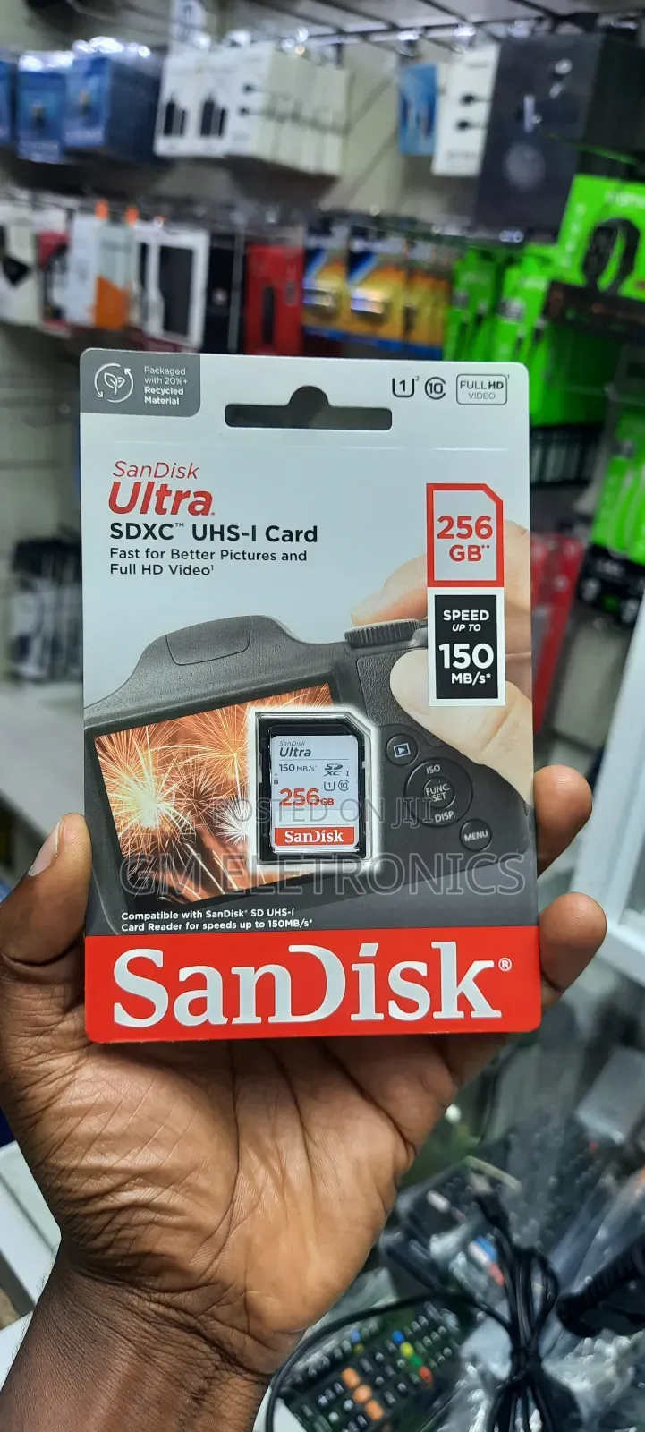 Original Sandisk Ultra SD Card-150mb/S Read Speed Available