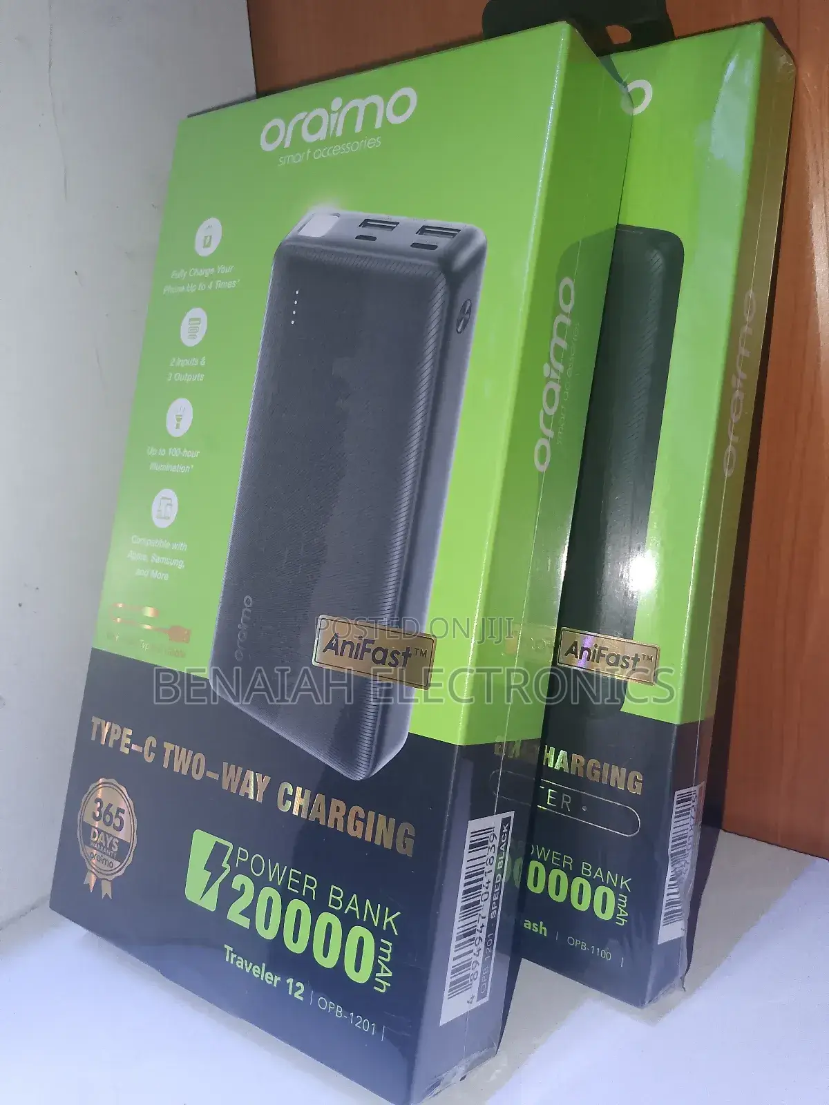 Oraimo Power Bank 20000 Mah(New Version Powerbank)