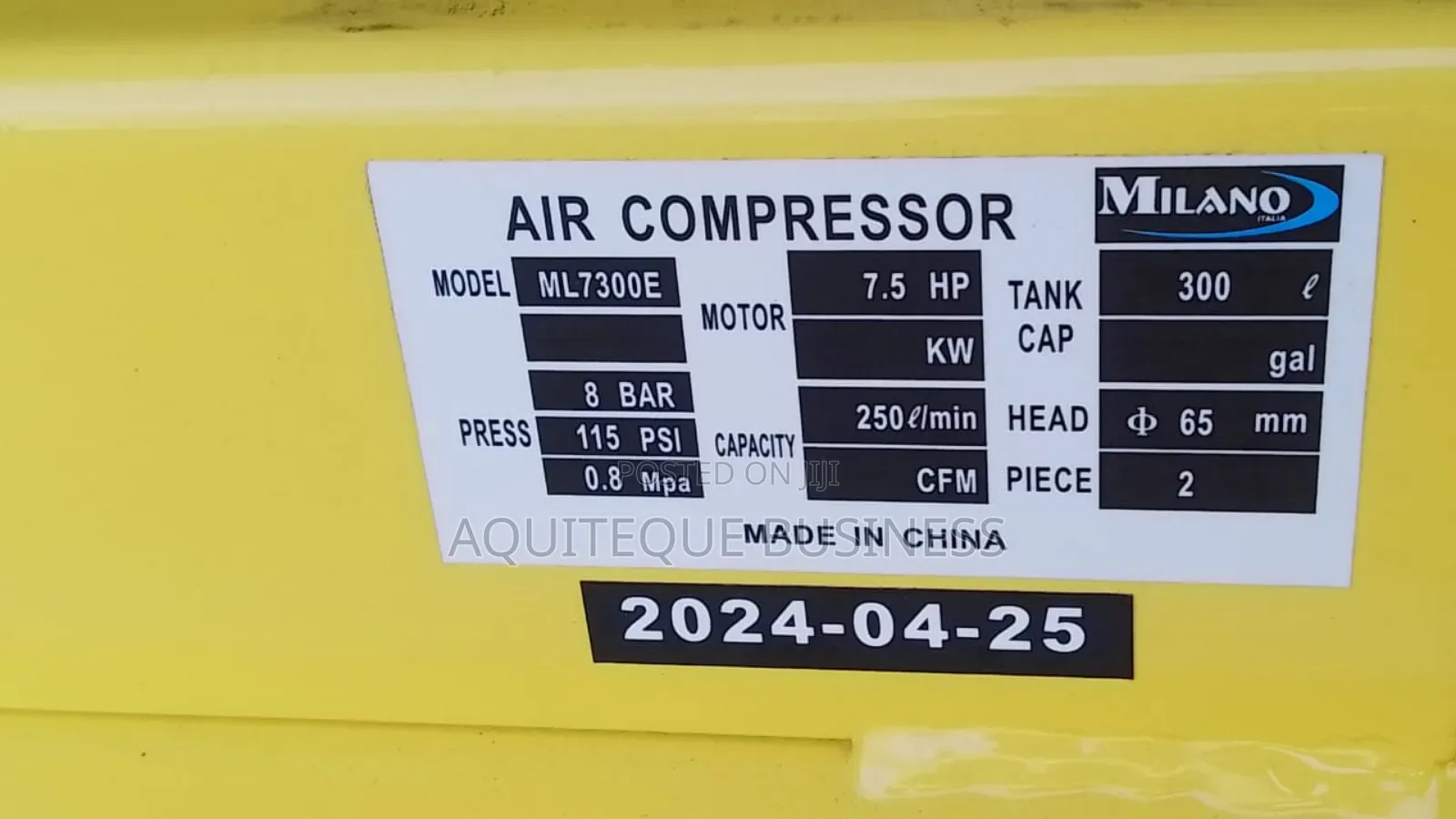 Air Compressor 300L. Petrol