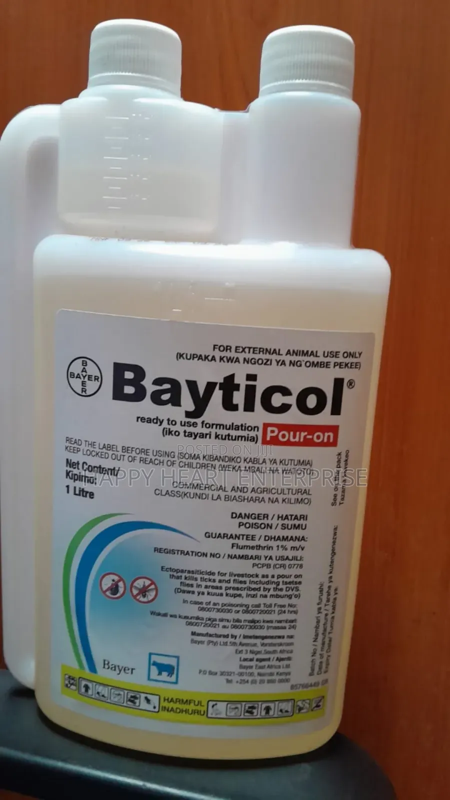 Bayticol Pour On Acaricide 1L