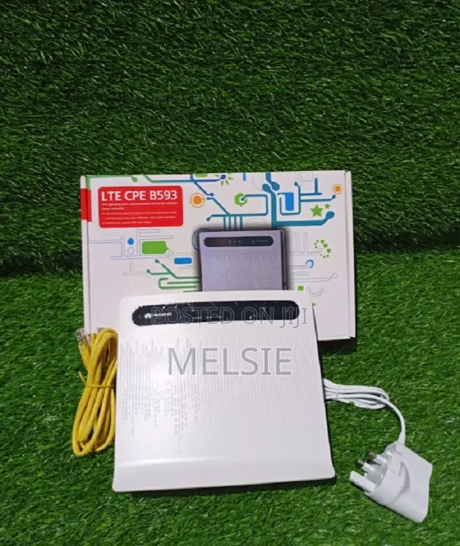 Huawei 4G LTE Cpe B593 Router With SIM Card Slot.