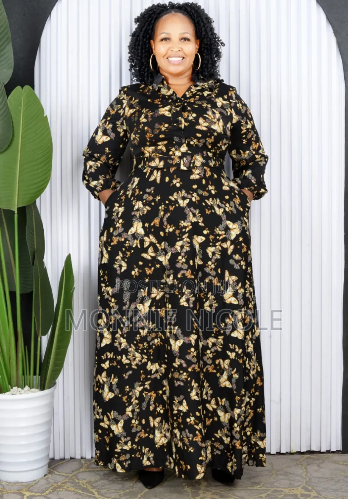 Classy Floral Maxi Dress. Cutesy