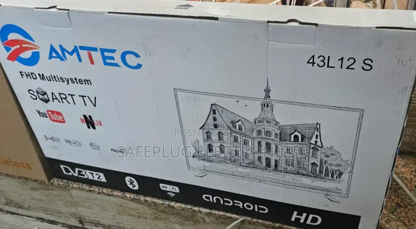 43"Inches - Amtex Smart Full-Hd Android Powered Tv - 43l12 S