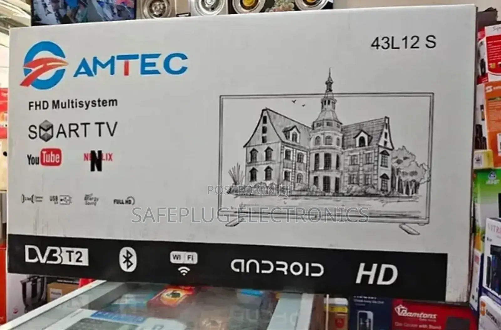 43"Inches - Amtex Smart Full-Hd Android Powered Tv - 43l12 S