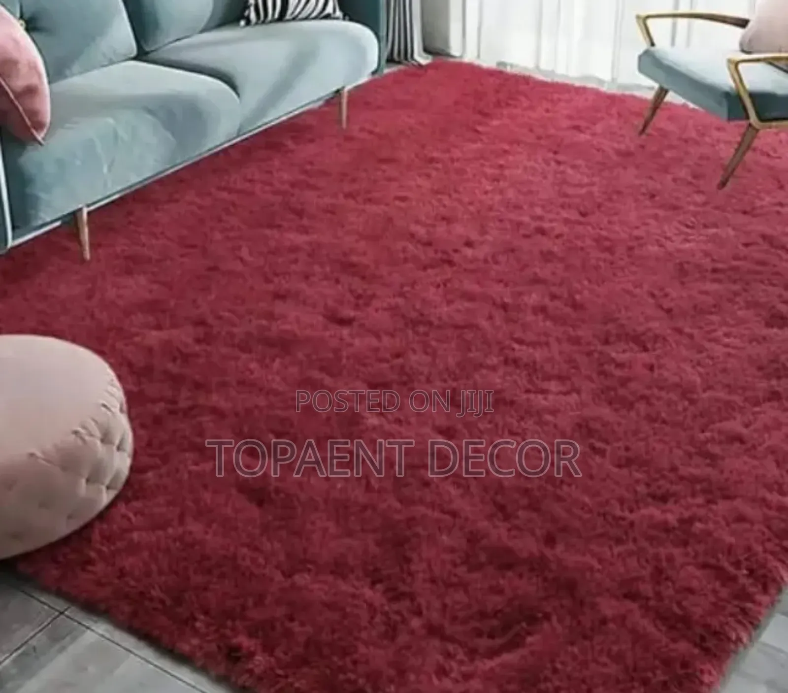 Maroon 5 by 8 Warm Fluffy House Carpets Easy to Clean