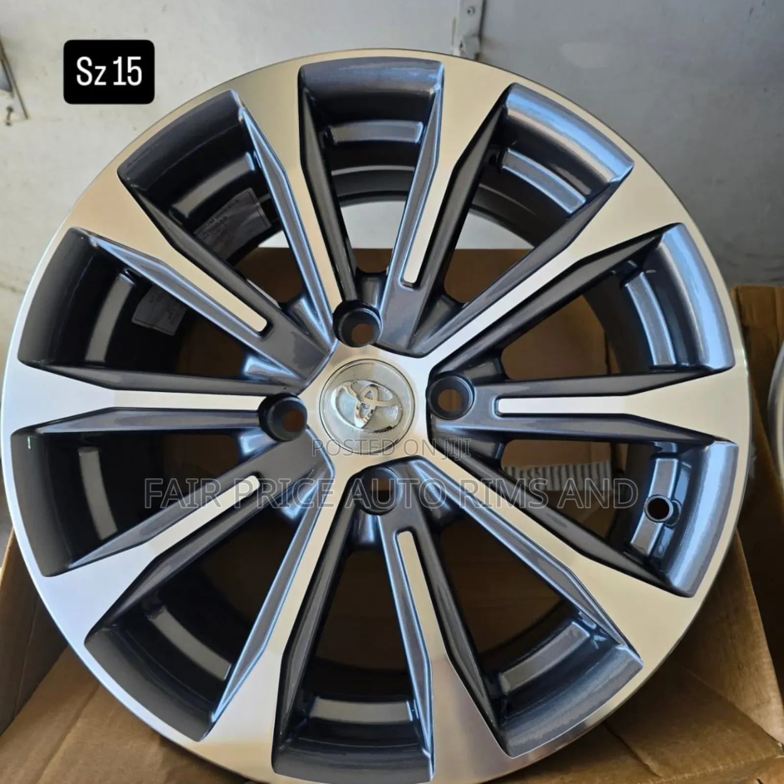 Size 15 For Toyota Sports Rims 4holes.