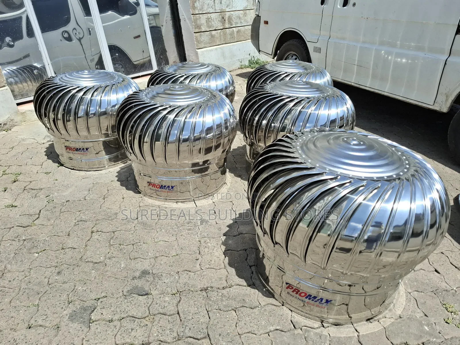 Cyclone-Wind Driven Roof Ventrators.